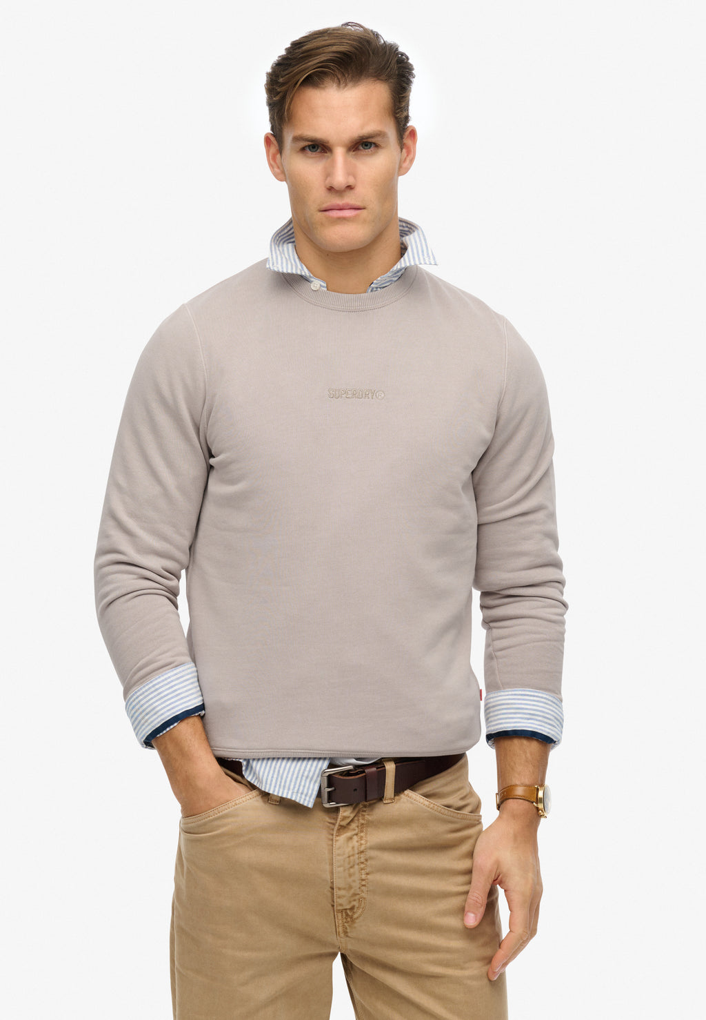 Micro Logo Crew Sweatshirt