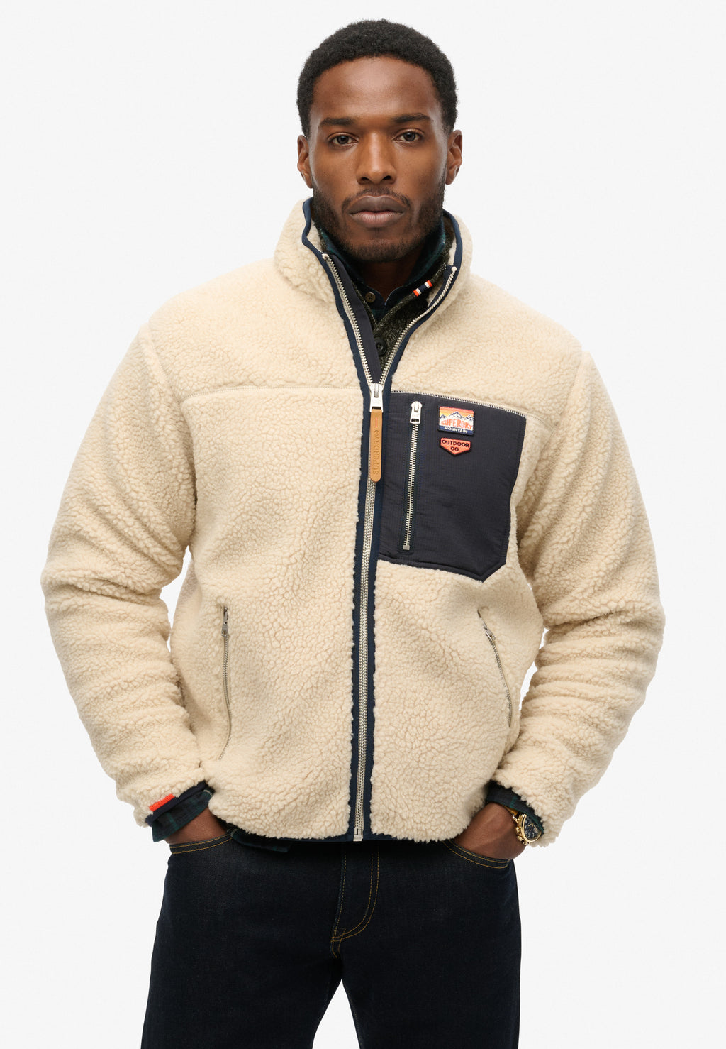 Vintage Retro Full Zip Fleece