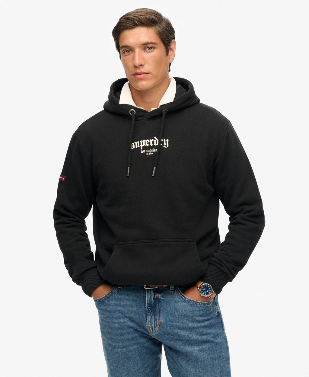 Tattoo Flash Loose Hood In Black