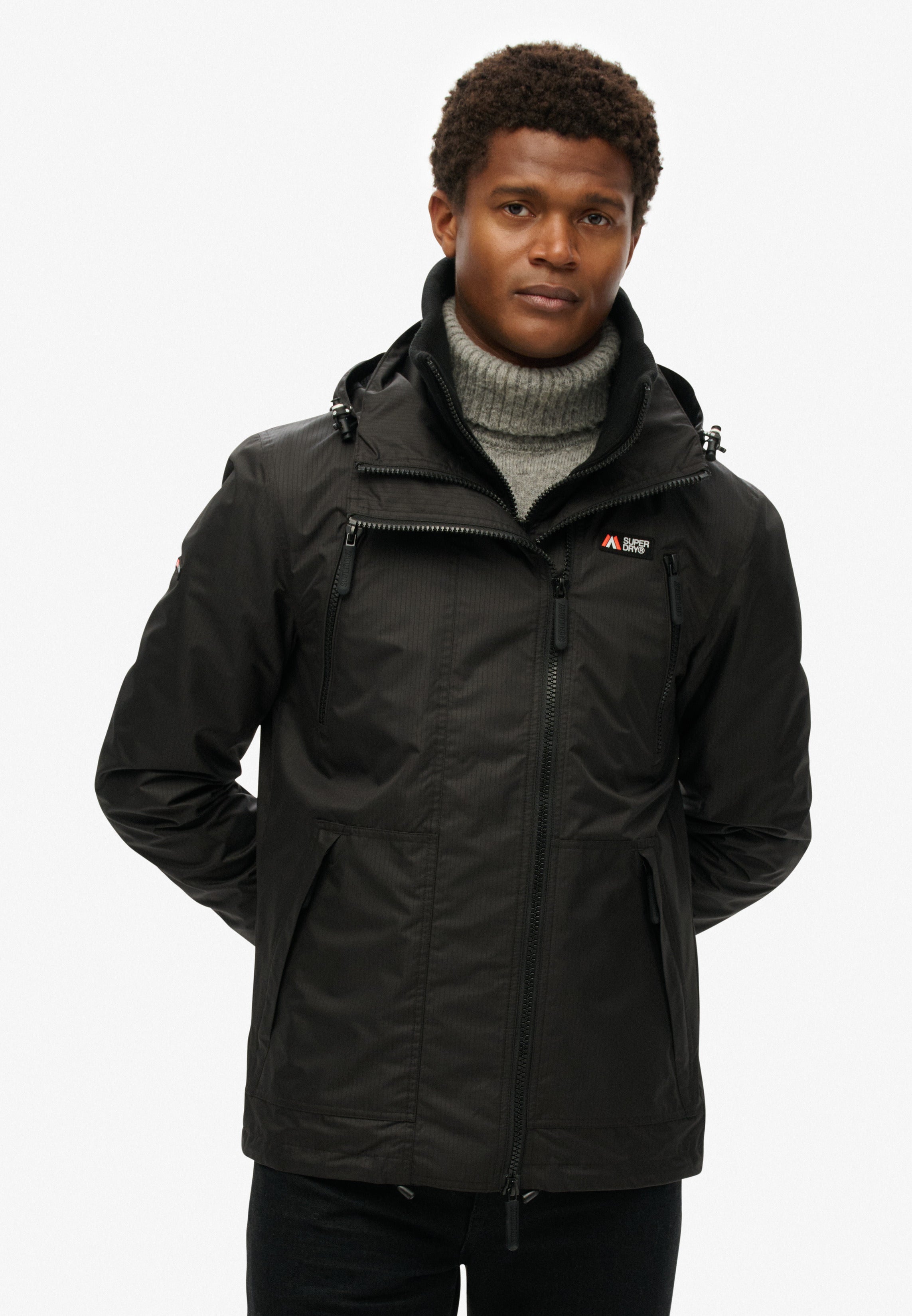 Hooded Mountain Windbreaker Jacket
