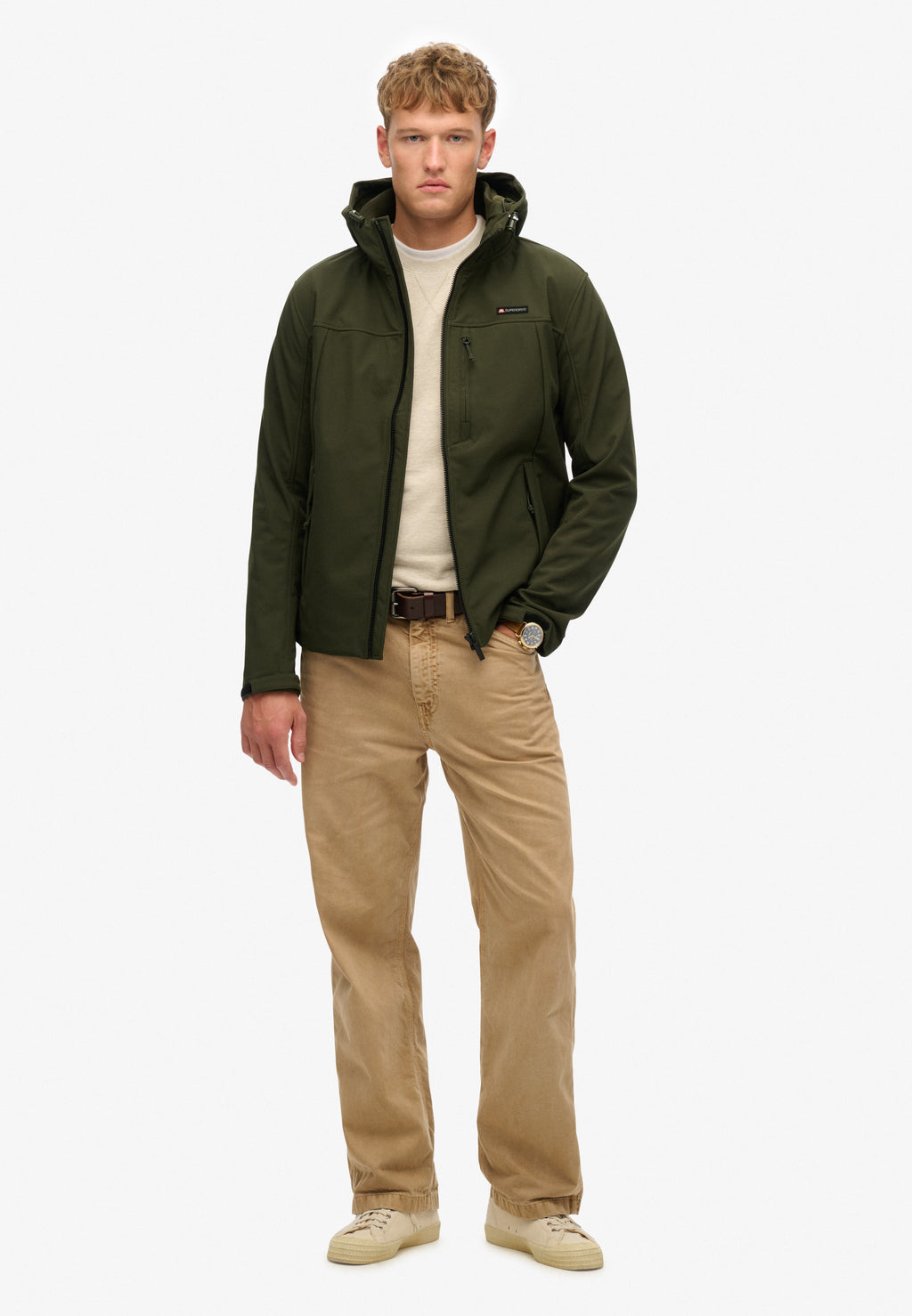 Hooded Soft Shell Trekker Jacket