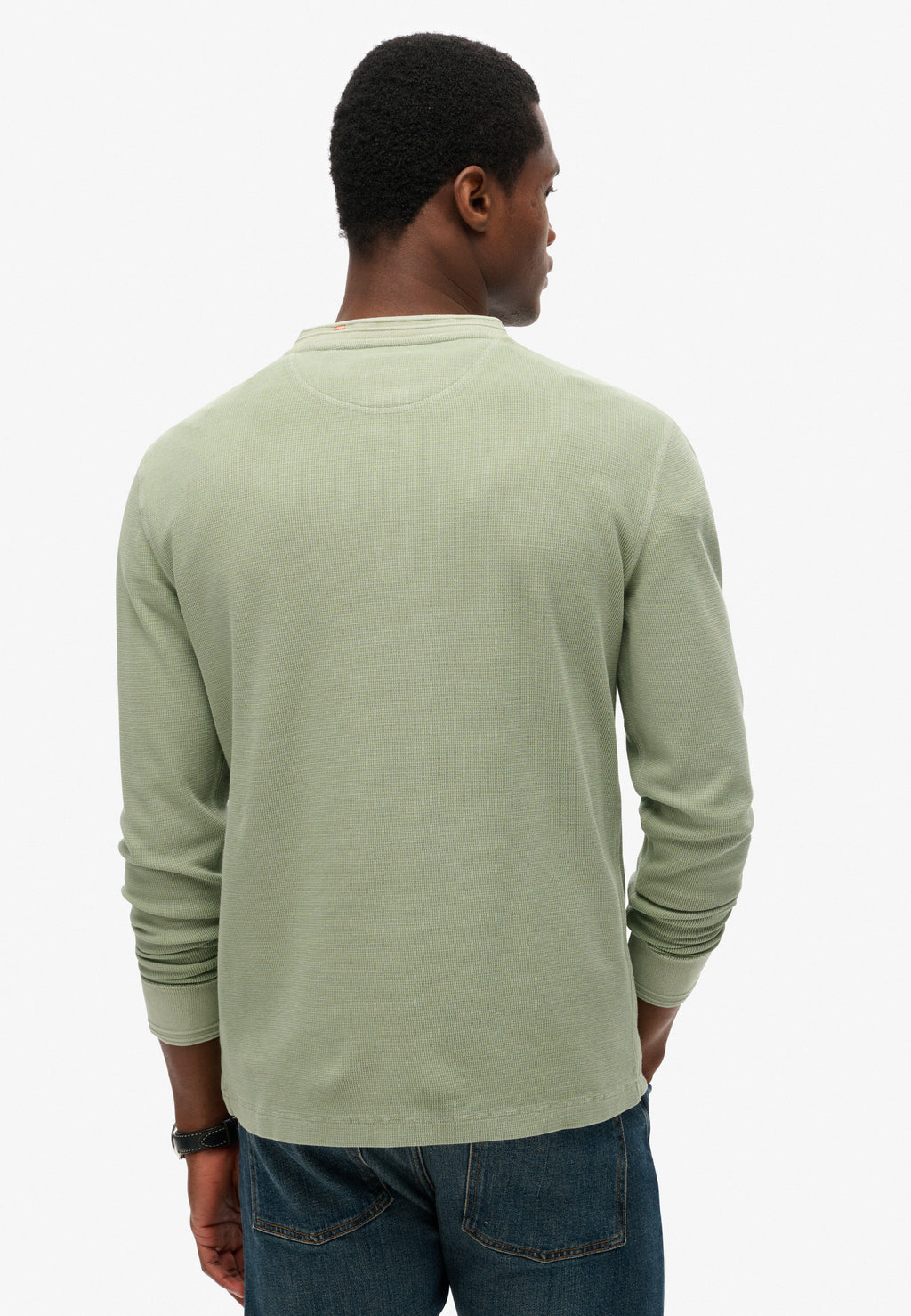 Lw Textured Grandad Top