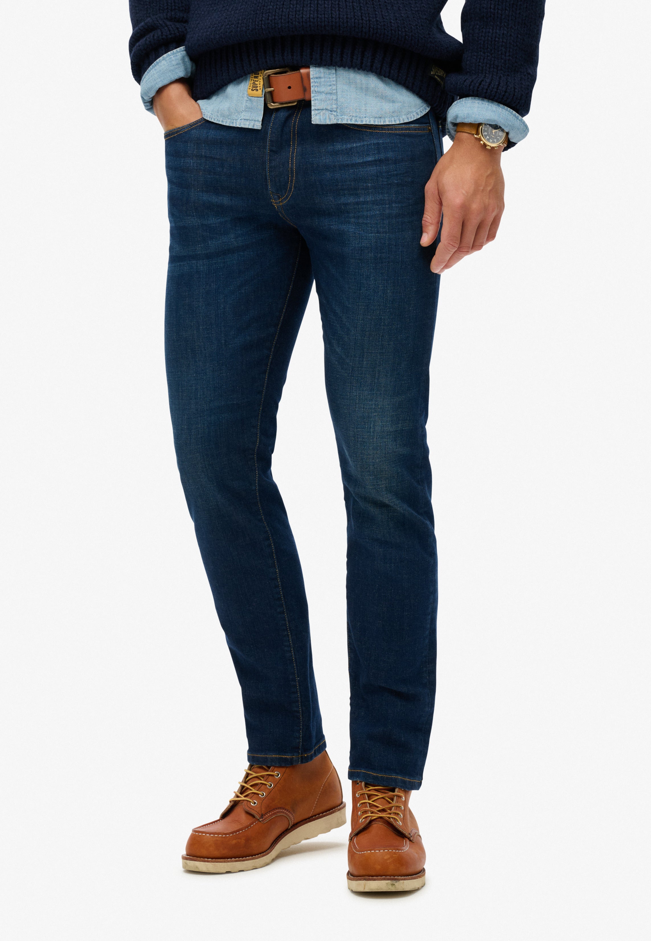 Organic Cotton Vintage Slim Straight Jeans
