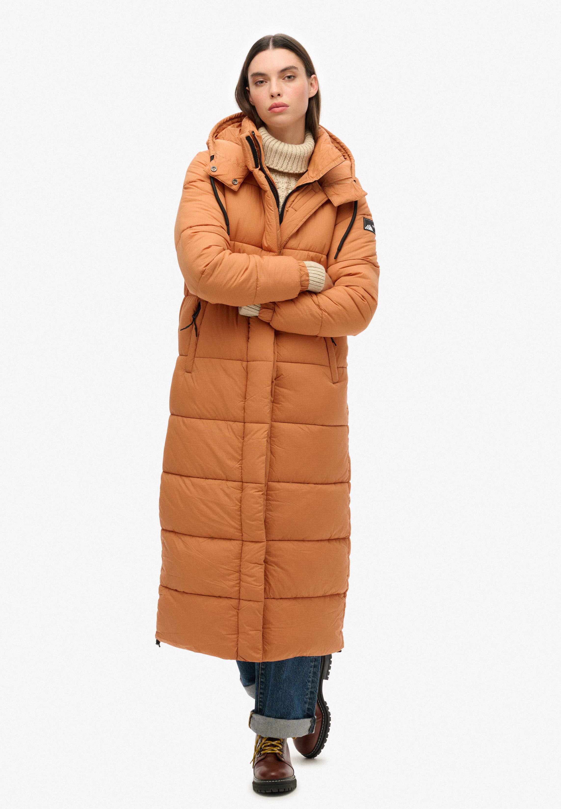 Ripstop Longline Puffer Coat