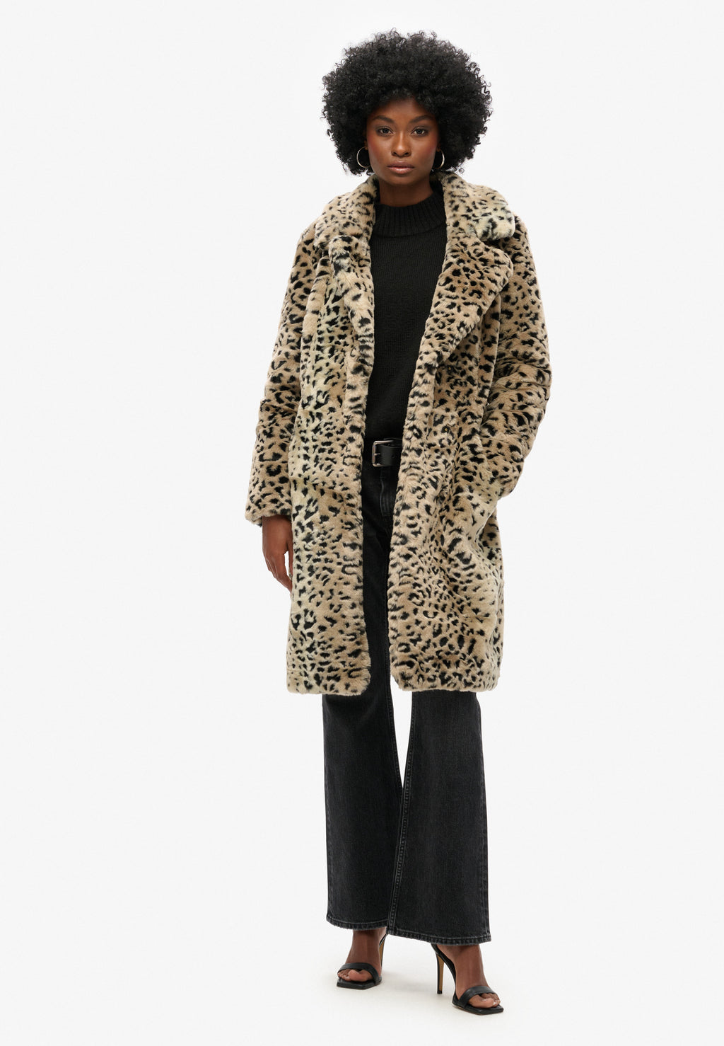 Vintage Long Faux Fur Coat