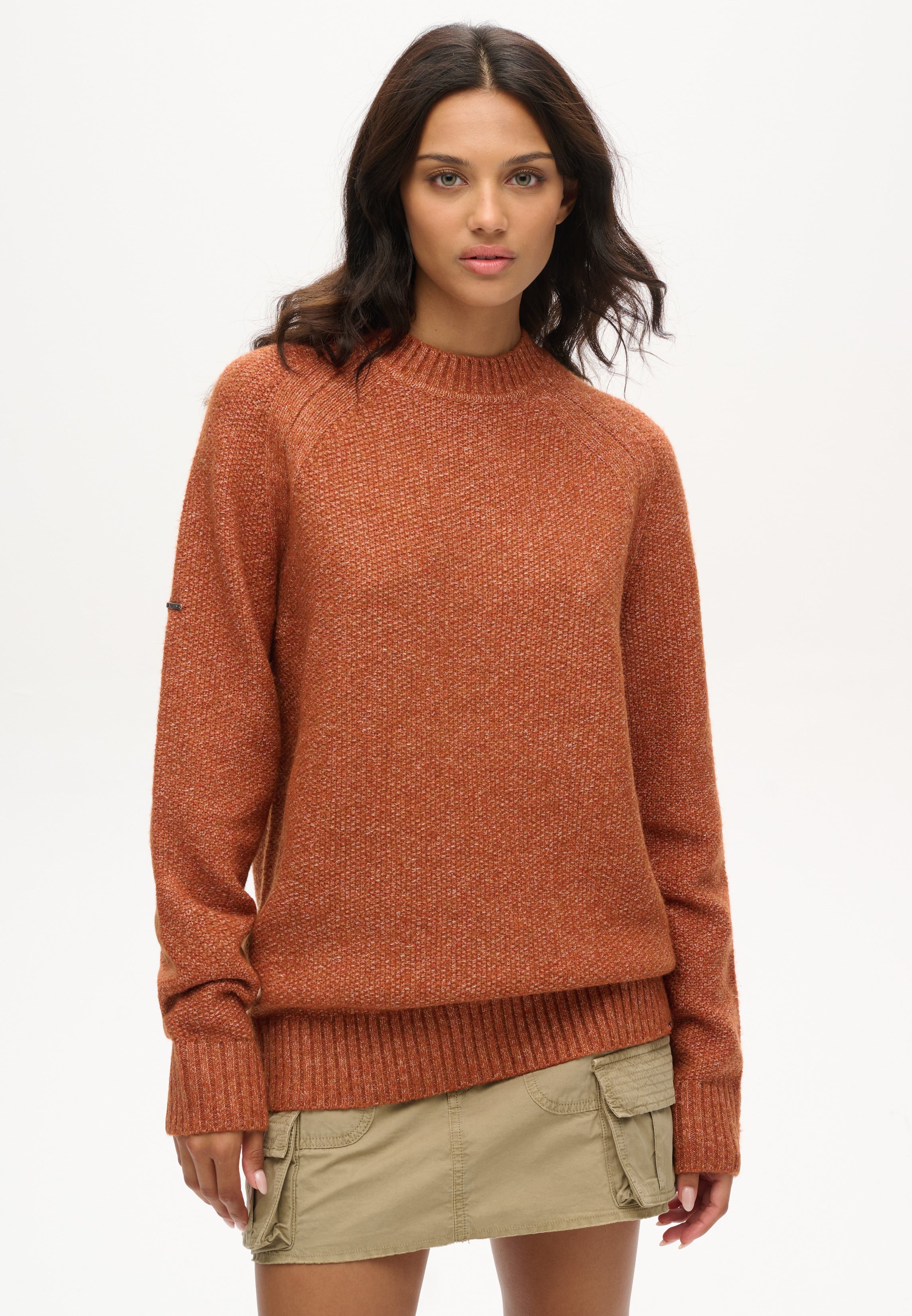 Oversized Chunky Raglan Jumper