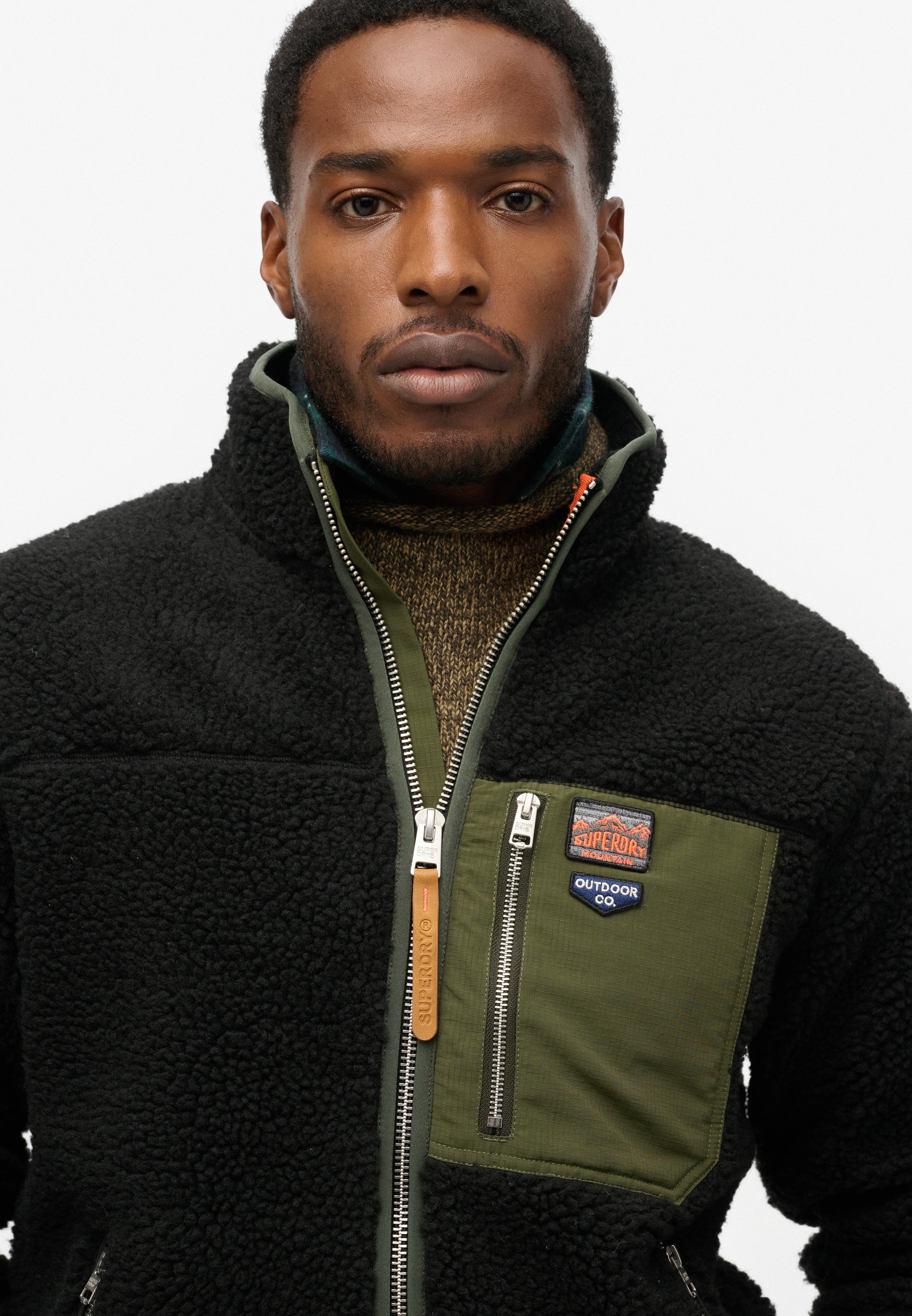 Vintage Retro Full Zip Fleece