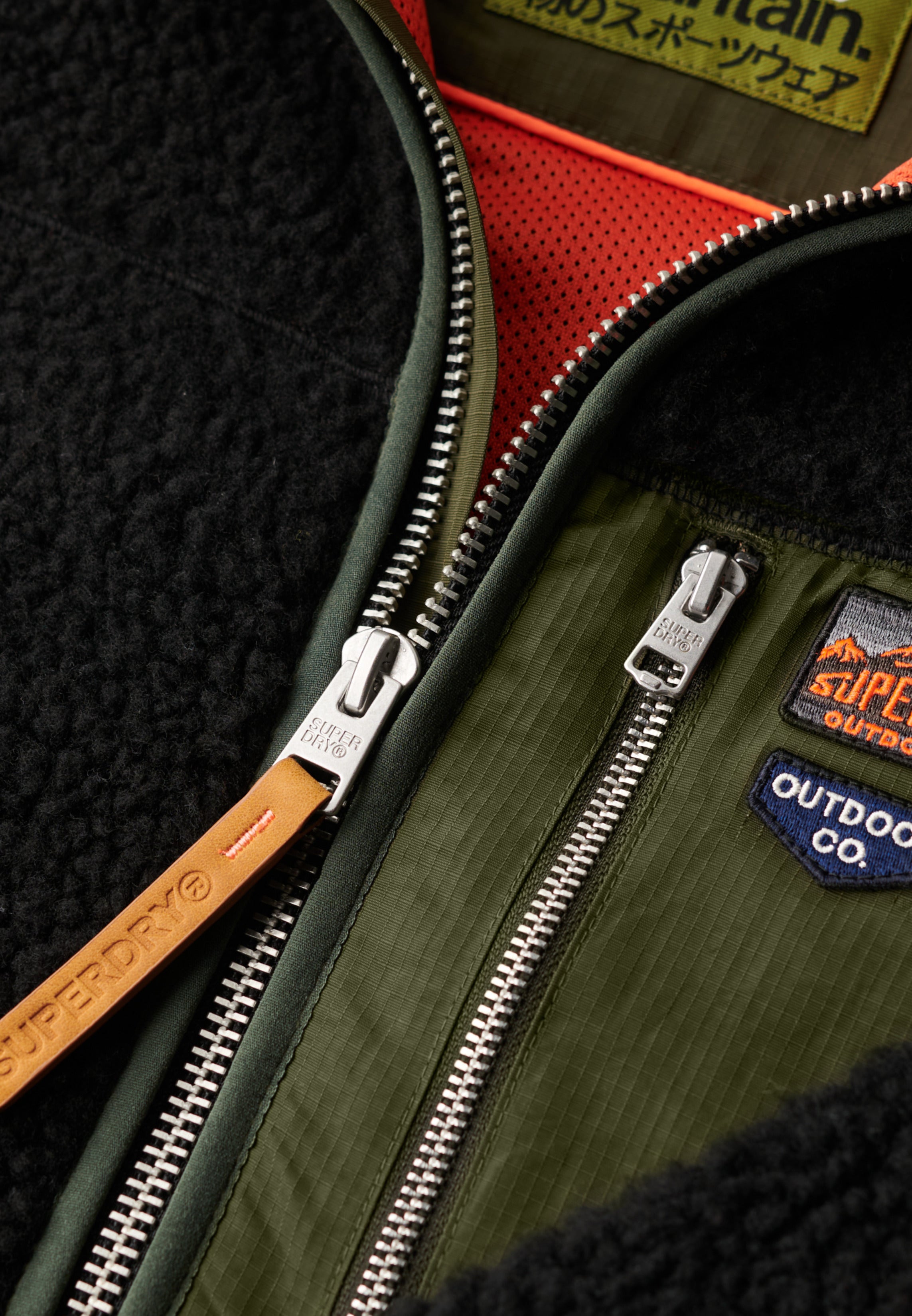 Vintage Retro Full Zip Fleece