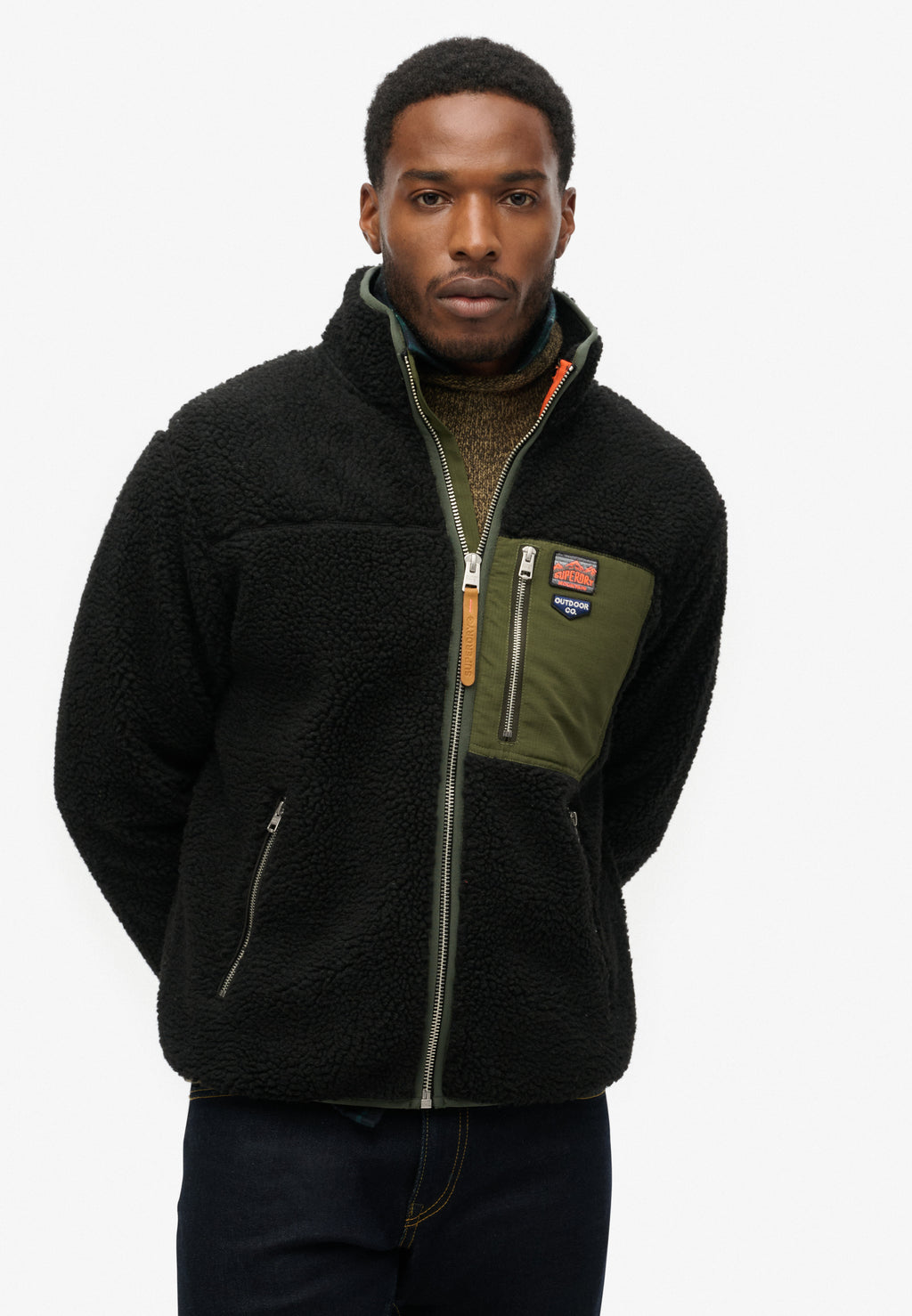 Vintage Retro Full Zip Fleece