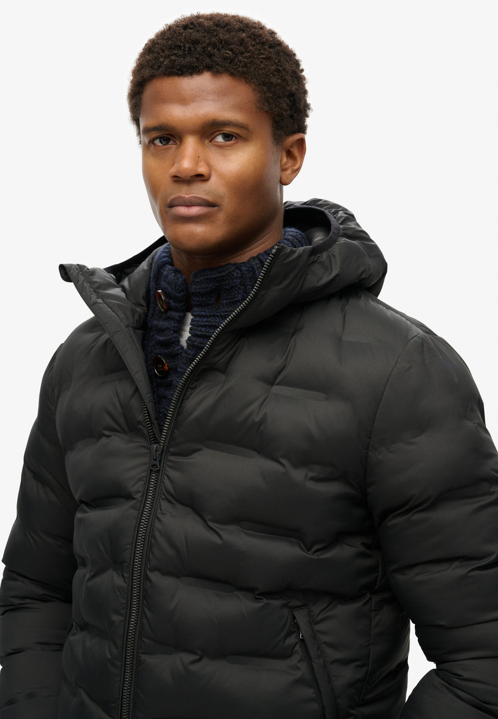 Hooded Quilted Puffer Coat