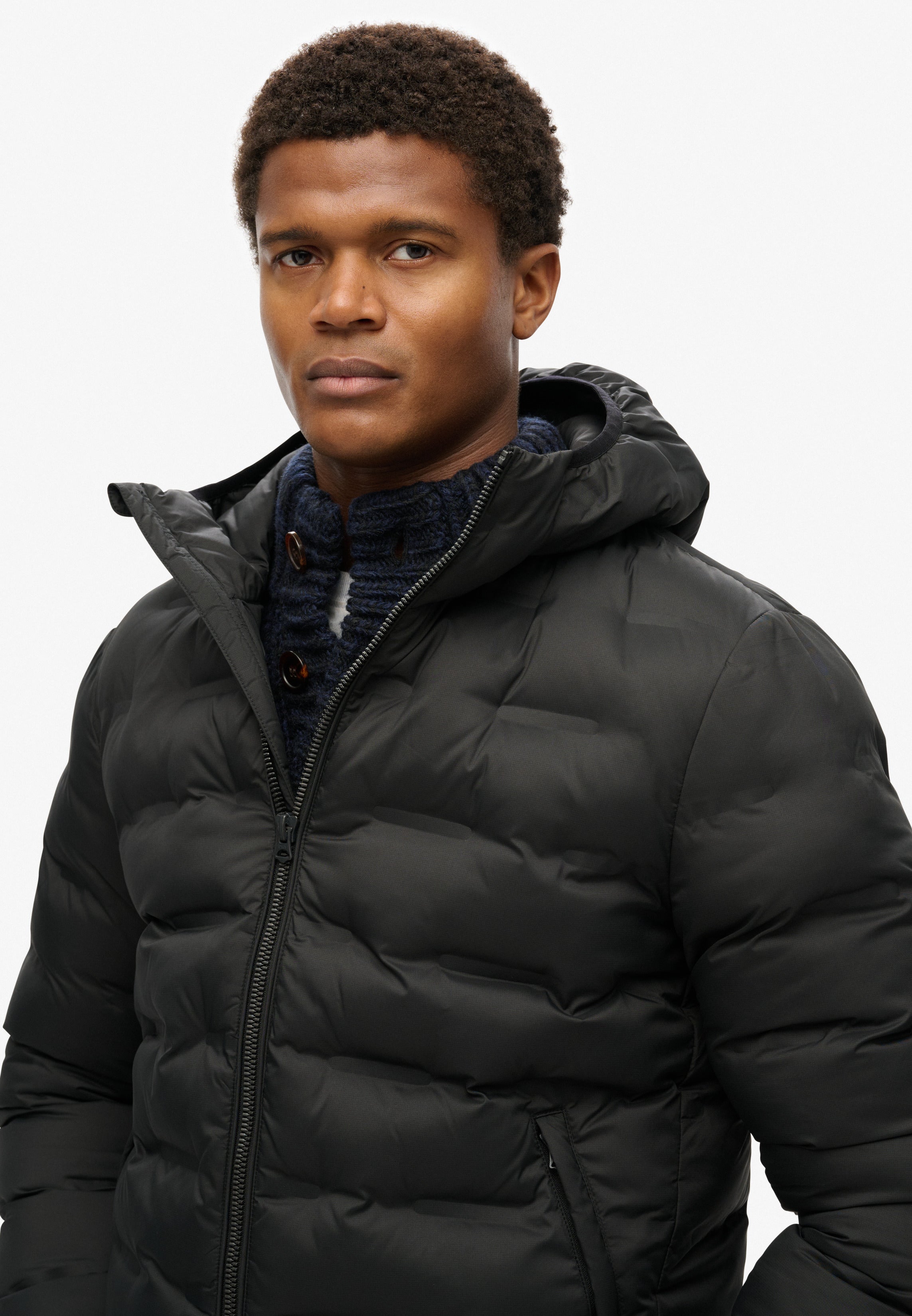 Hooded Quilted Puffer Coat
