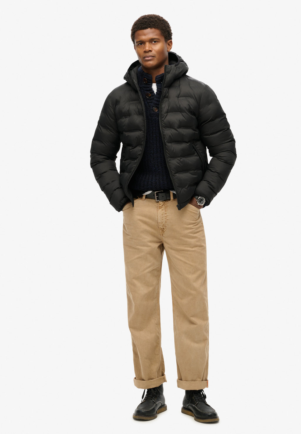 Hooded Quilted Puffer Coat