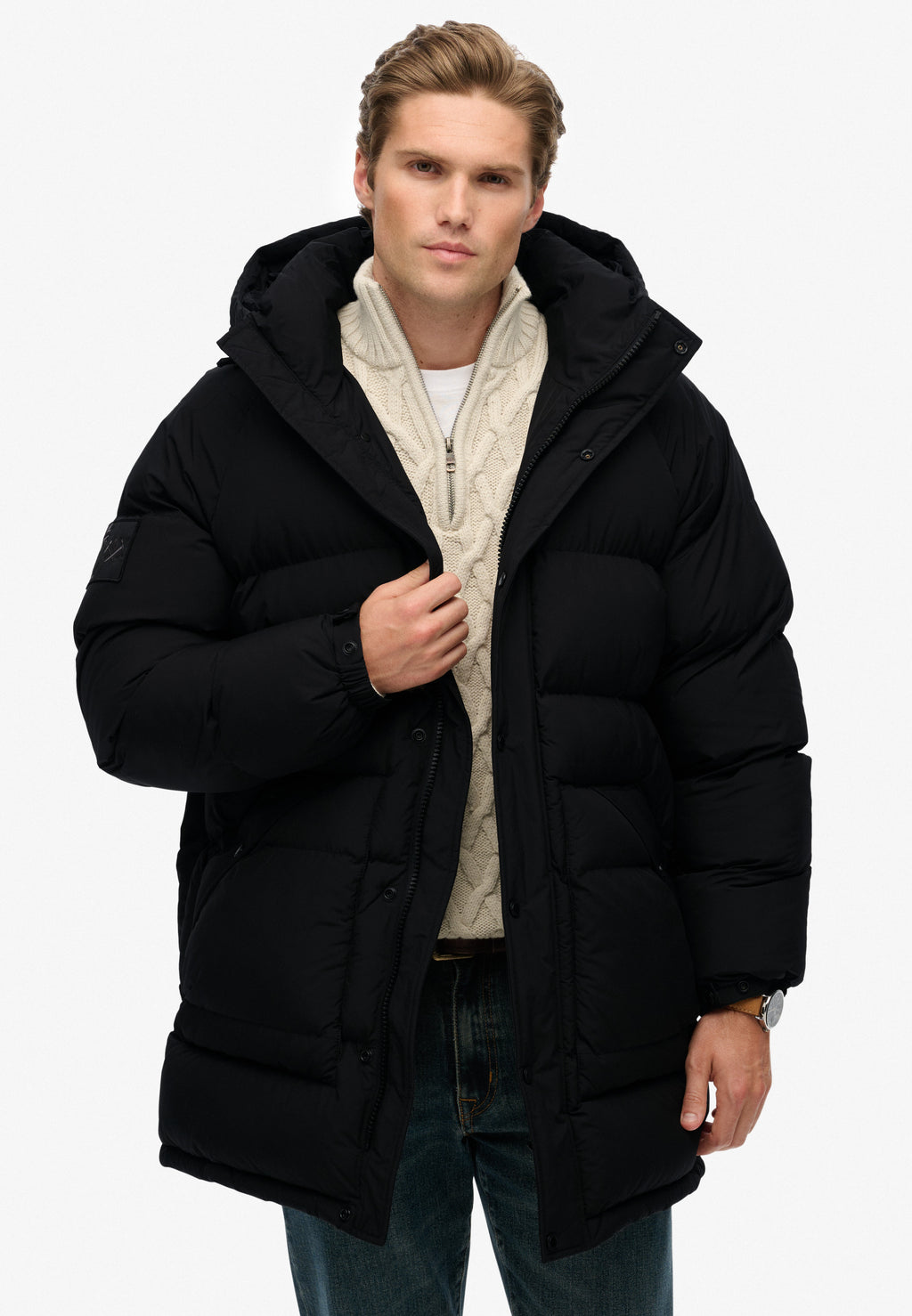 XPD Longline Baffle Parka Jacket
