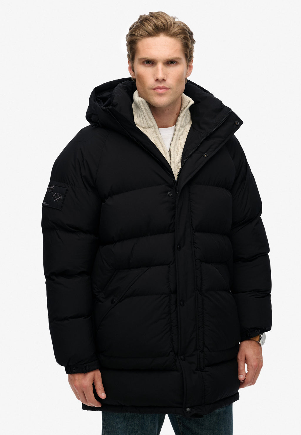 XPD Longline Baffle Parka Jacket