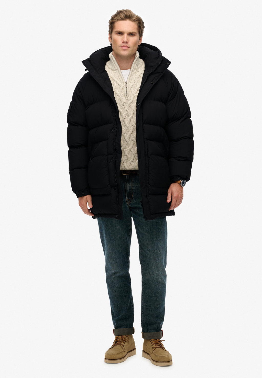 XPD Longline Baffle Parka Jacket