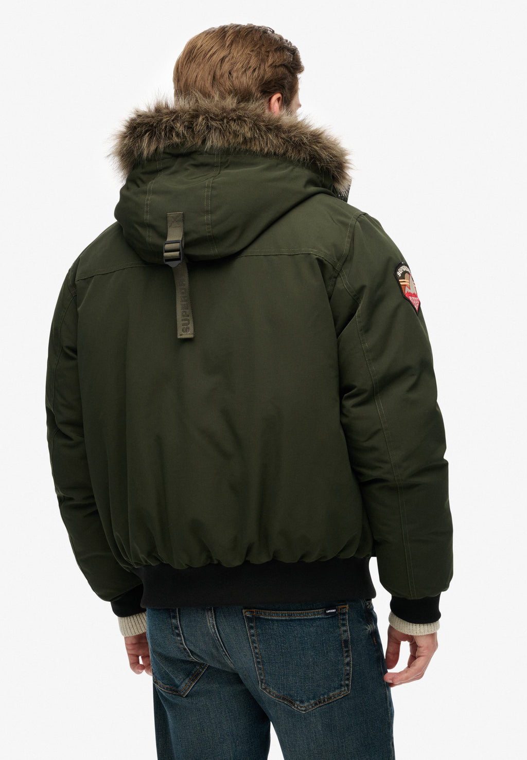 Everest Faux Fur Bomber Jacket