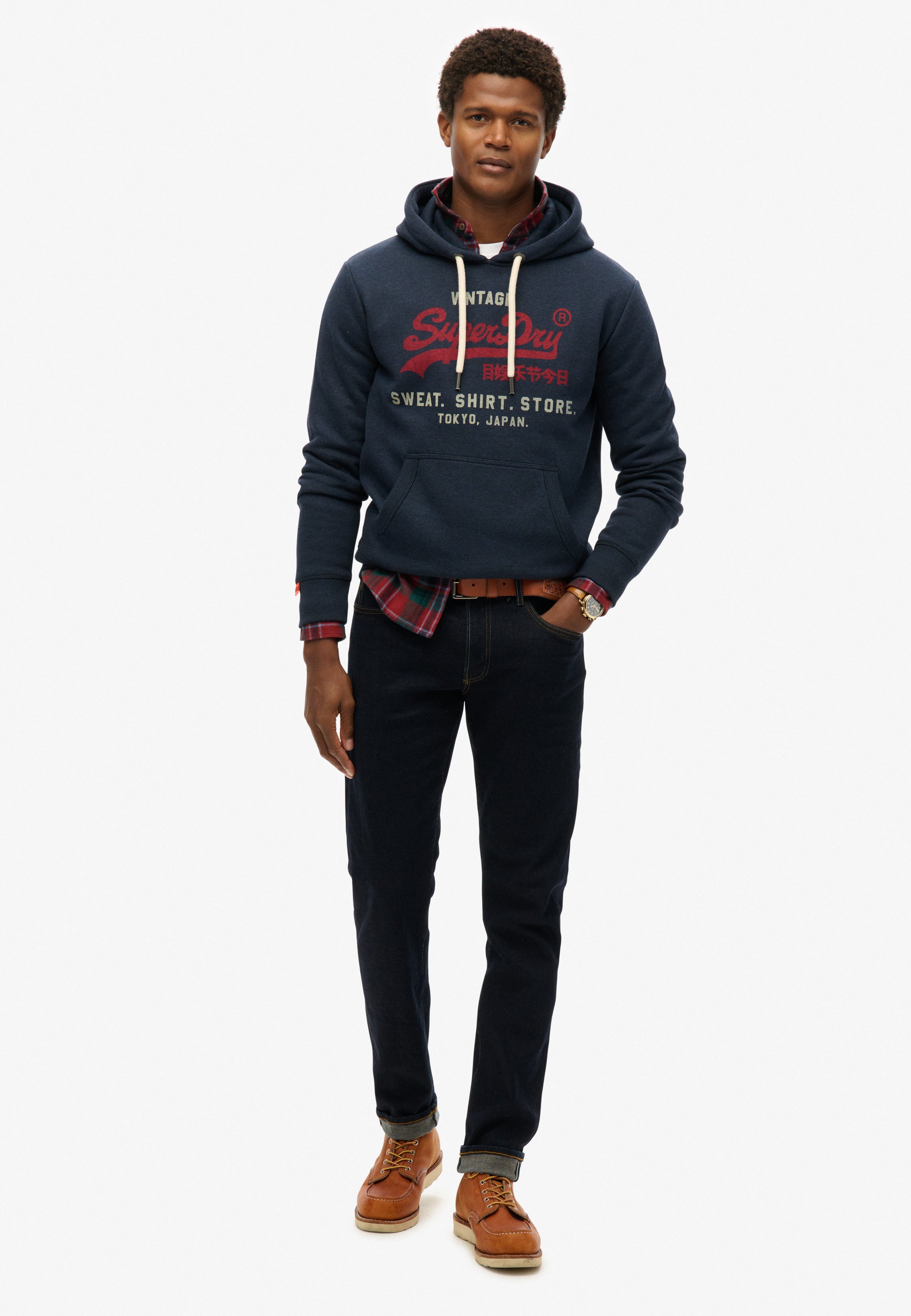 Vintage Logo Heritage Relaxed Hoodie