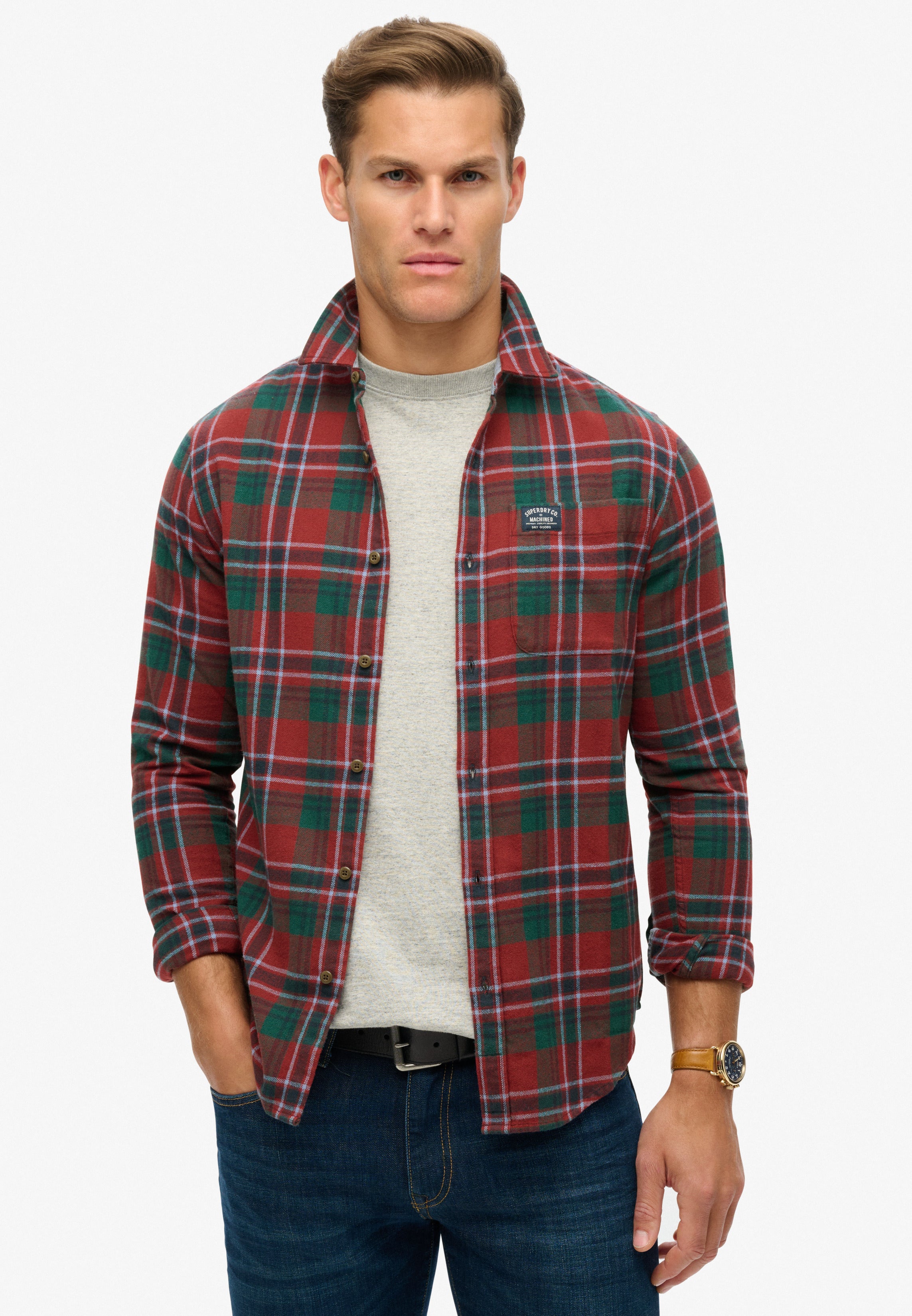 Long Sleeve Cotton Lumberjack Shirt