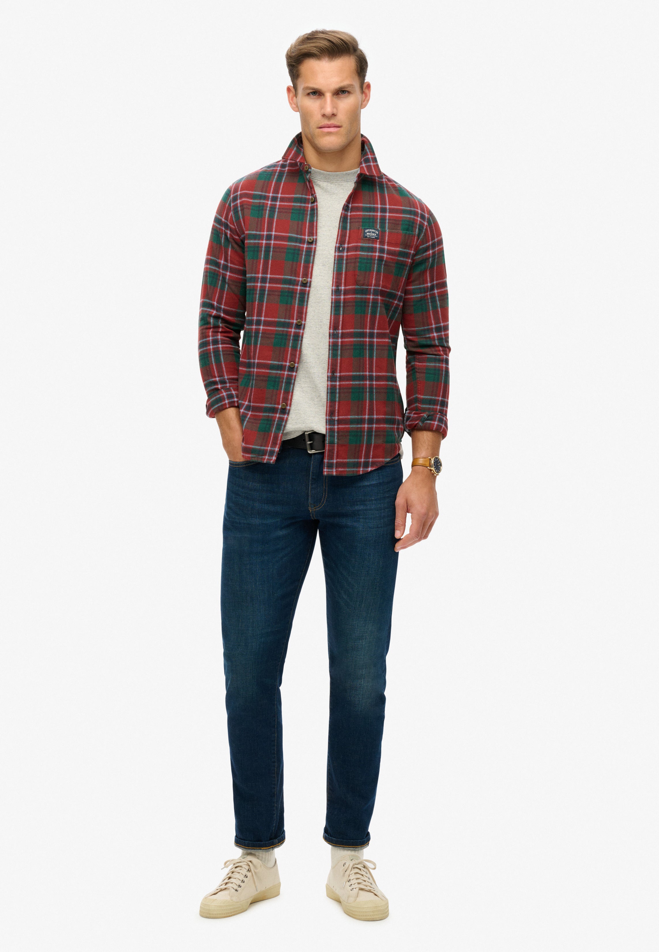Long Sleeve Cotton Lumberjack Shirt