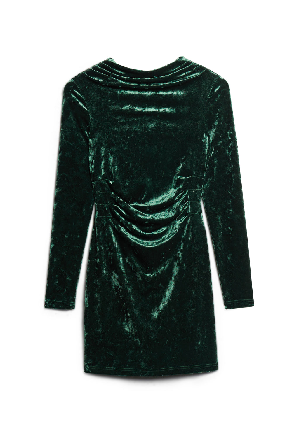 Velvet Long Sleeve Mini Dress