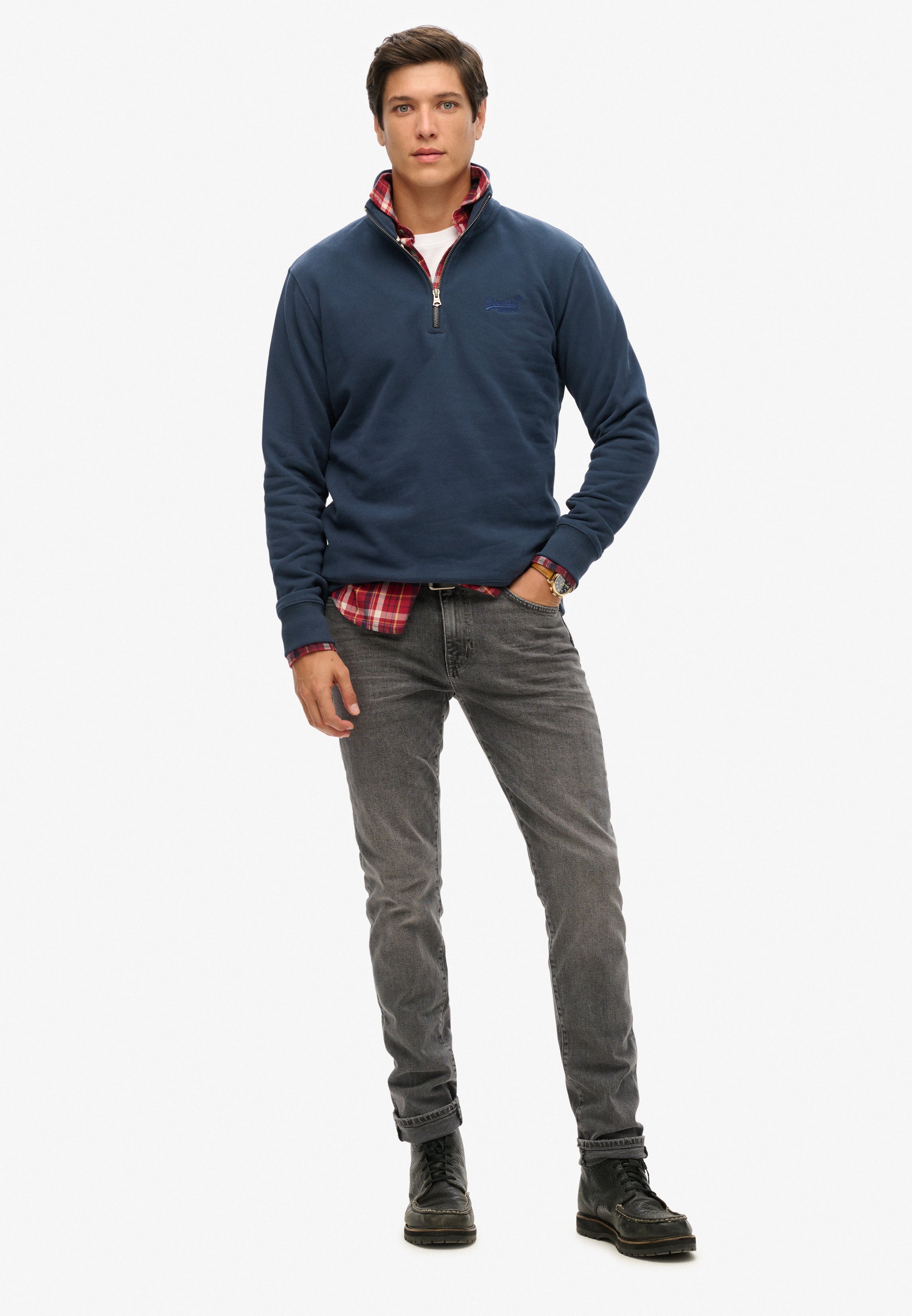 Essential Logo Half Zip Sweatshirt