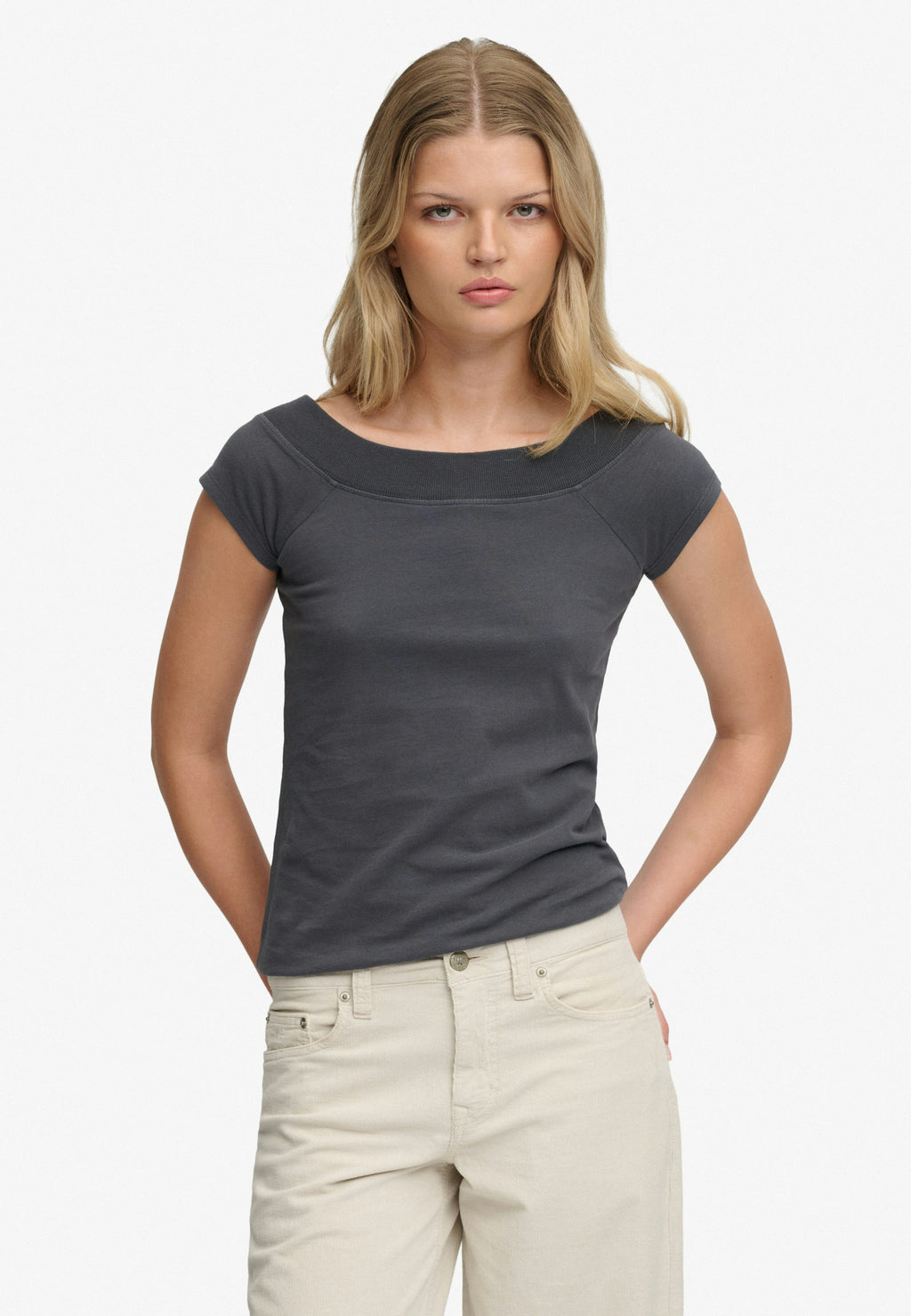 Athletic Essentials Off Shoulder Top