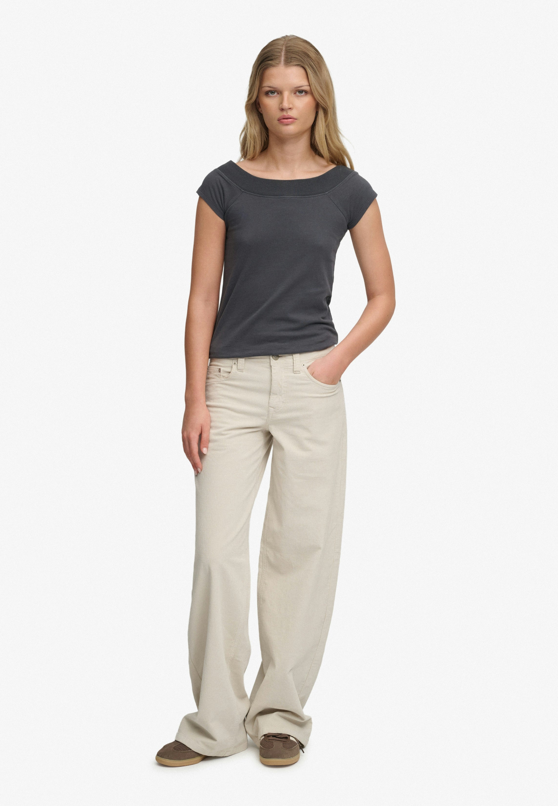 Athletic Essentials Off Shoulder Top