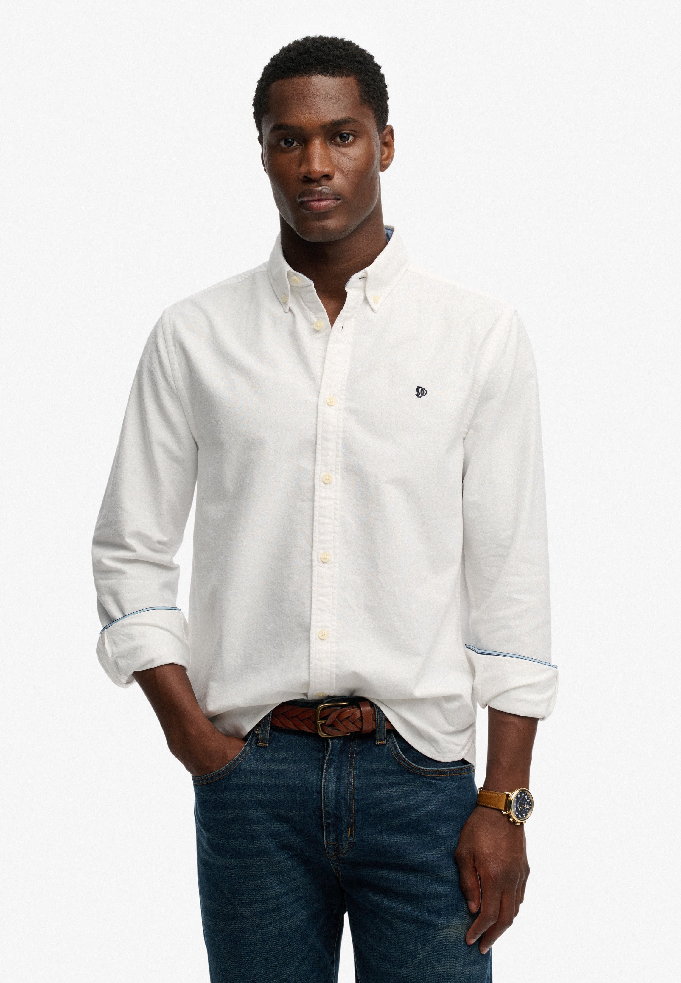 Preppy Oxford Long Sleeve Shirt