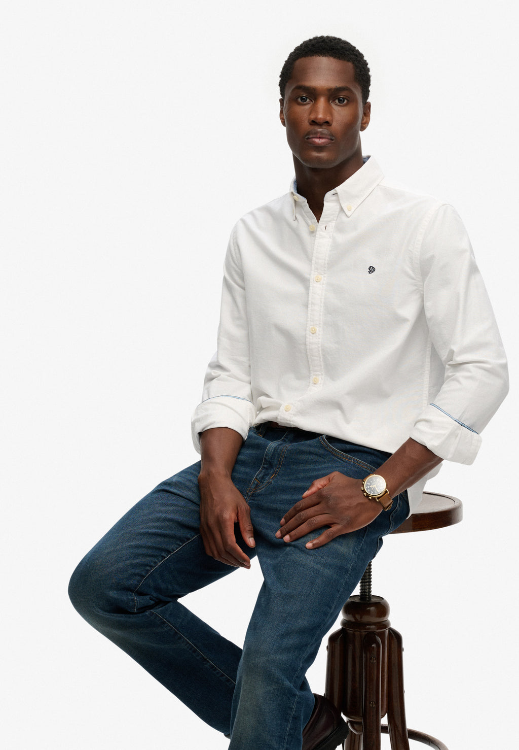 Preppy Oxford Long Sleeve Shirt
