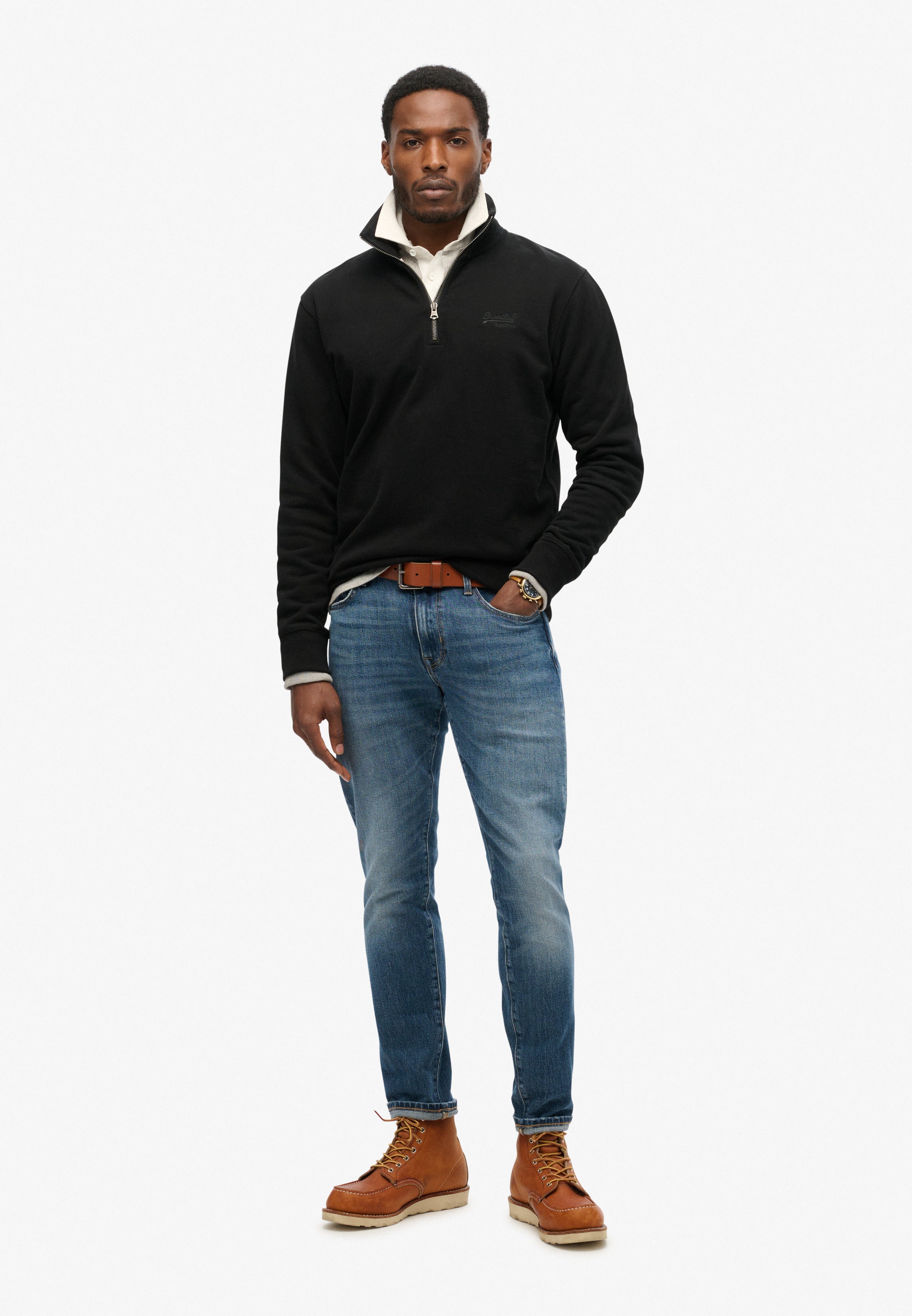 Essential Logo Half Zip Sweatshirt