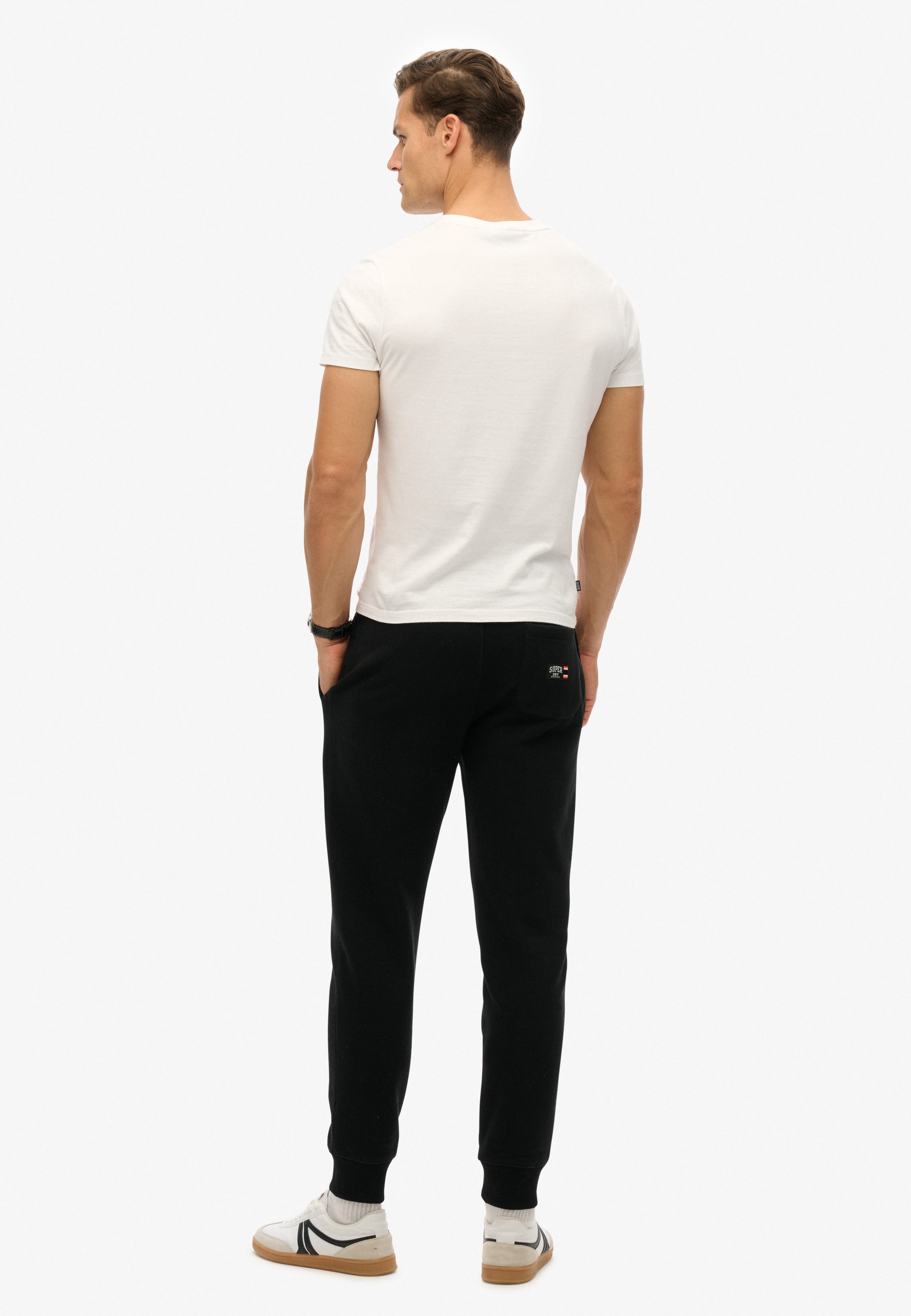 Essential Logo Half Brushed Joggers