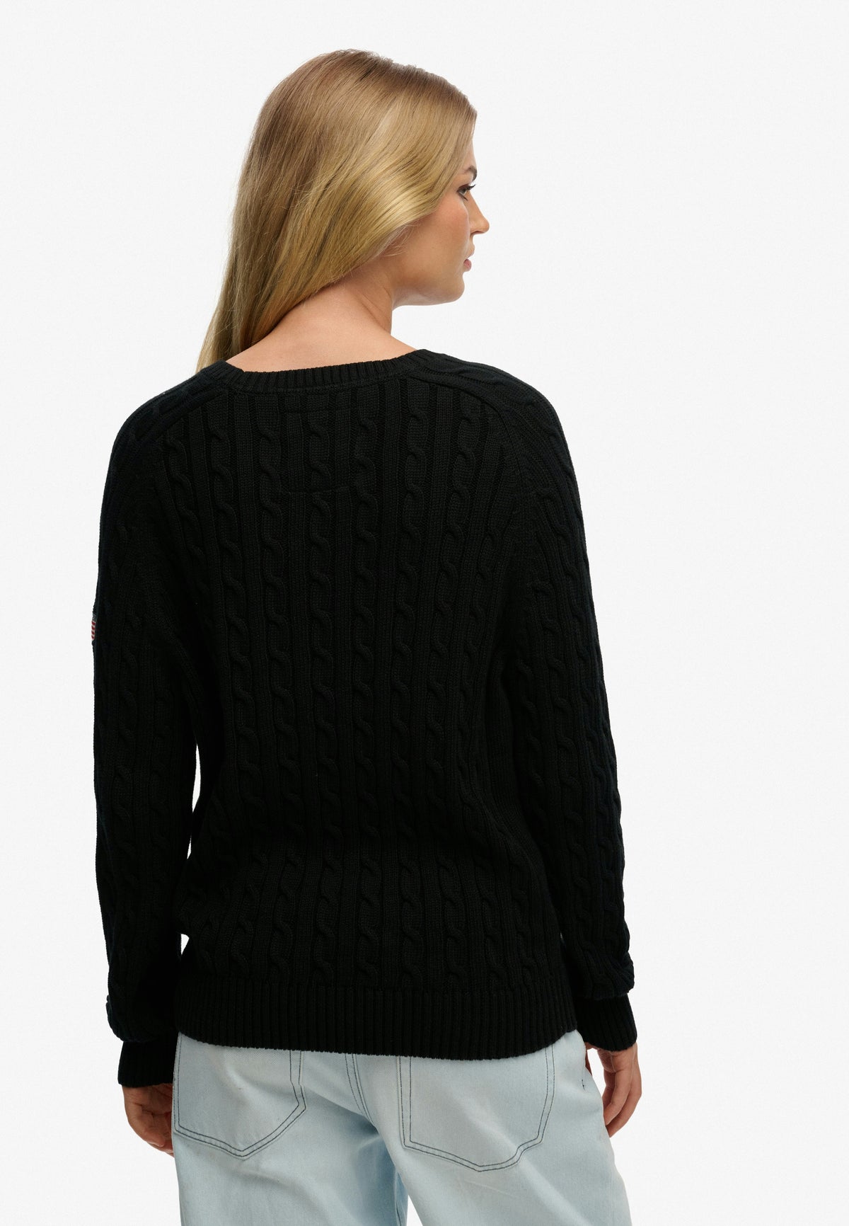 Slouchy Cable Knit Jumper