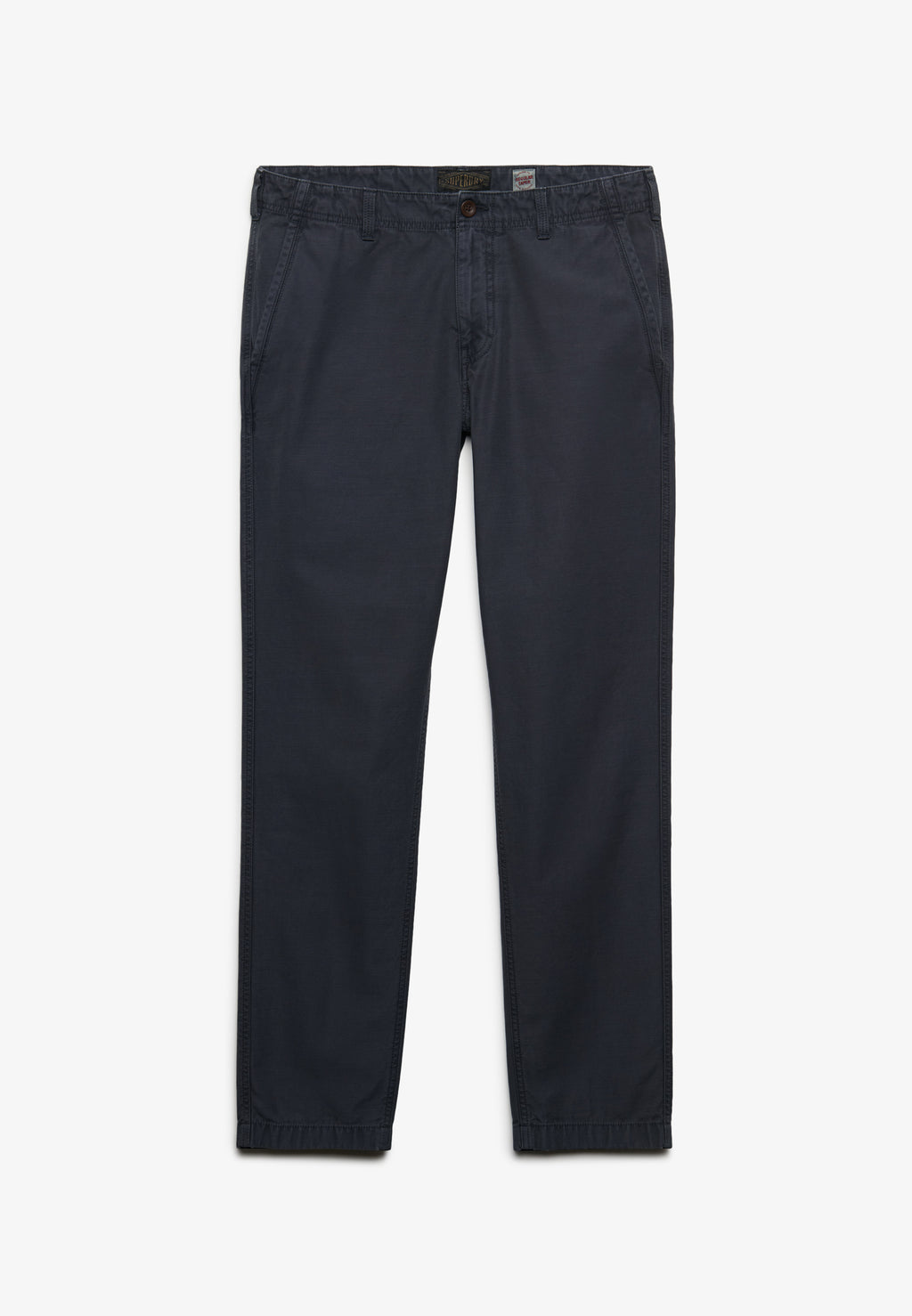 Tapered Washed Chino Trousers