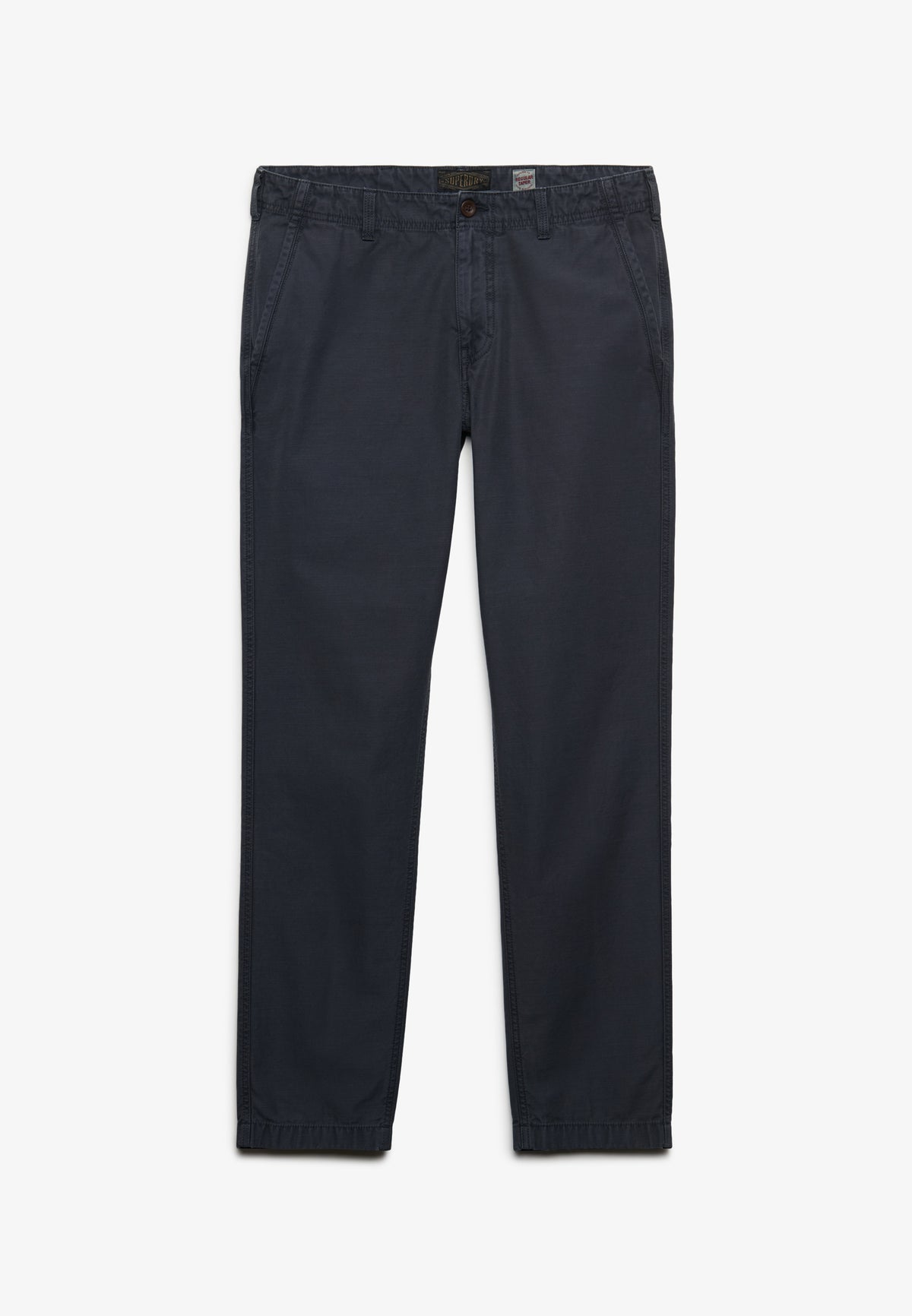 Tapered Washed Chino Trousers