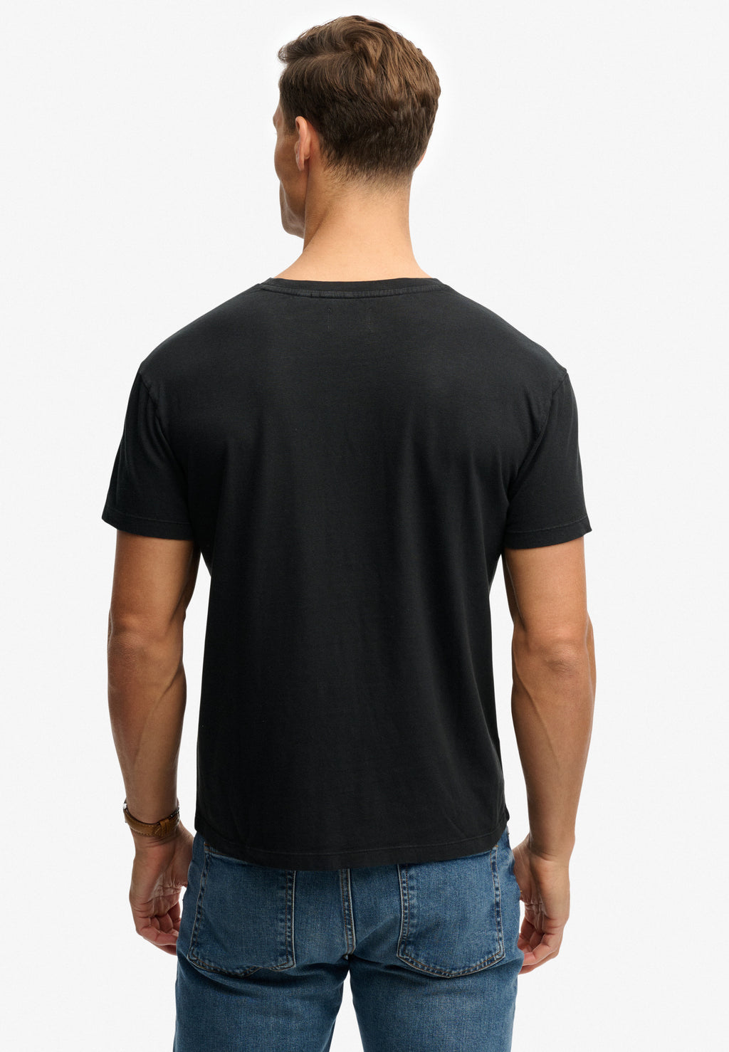 Classic Cotton Linen Pocket T-Shirt