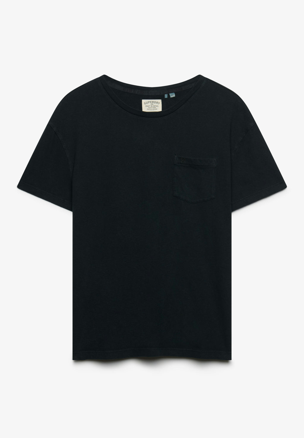 Classic Cotton Linen Pocket T-Shirt
