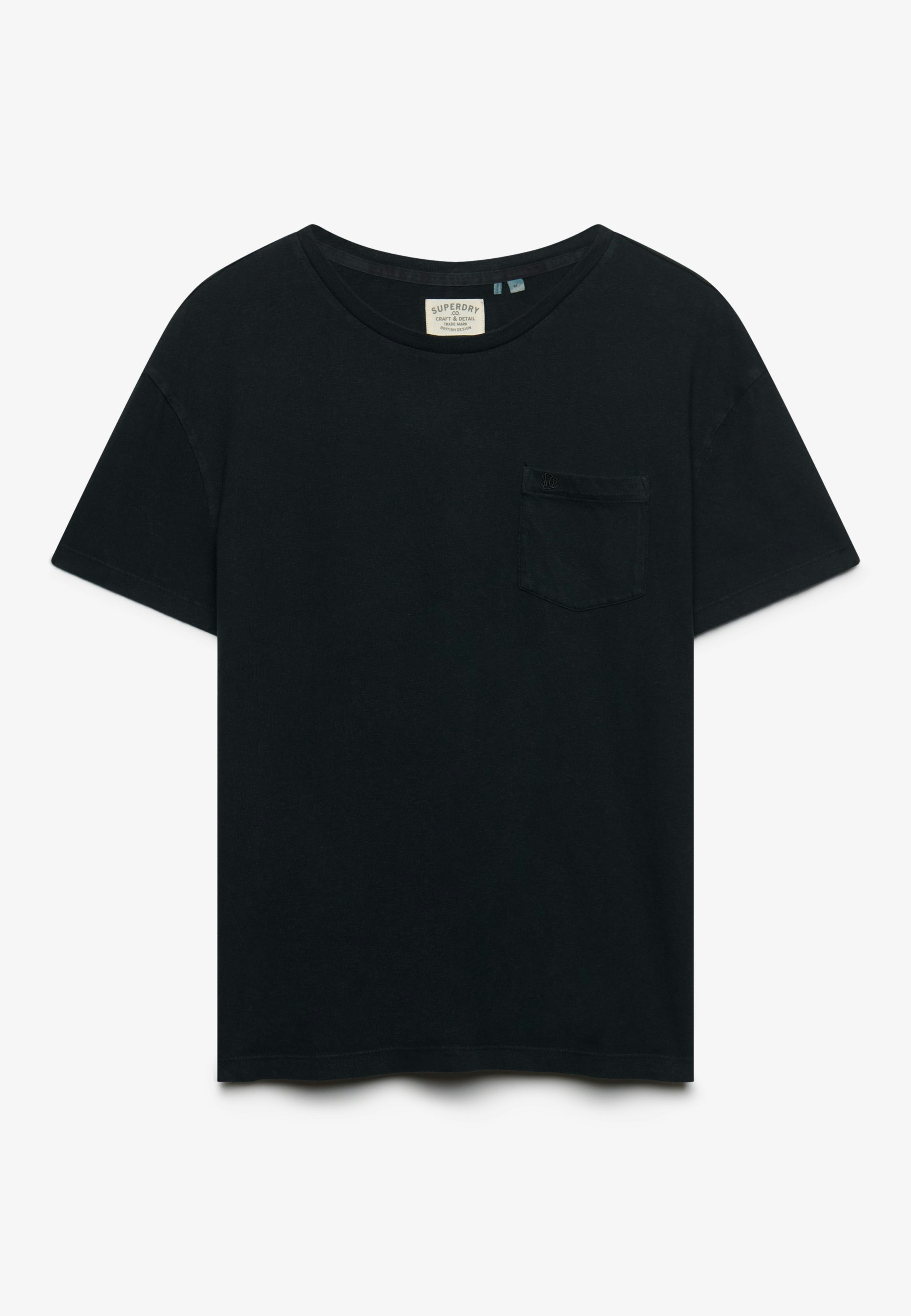 Classic Cotton Linen Pocket T-Shirt