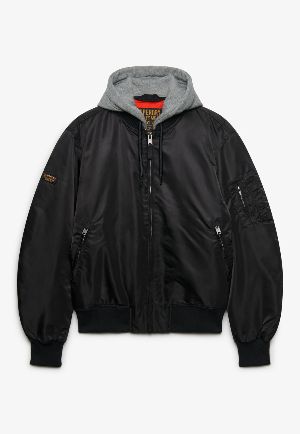 Hooded MA1 Bomber Jacket