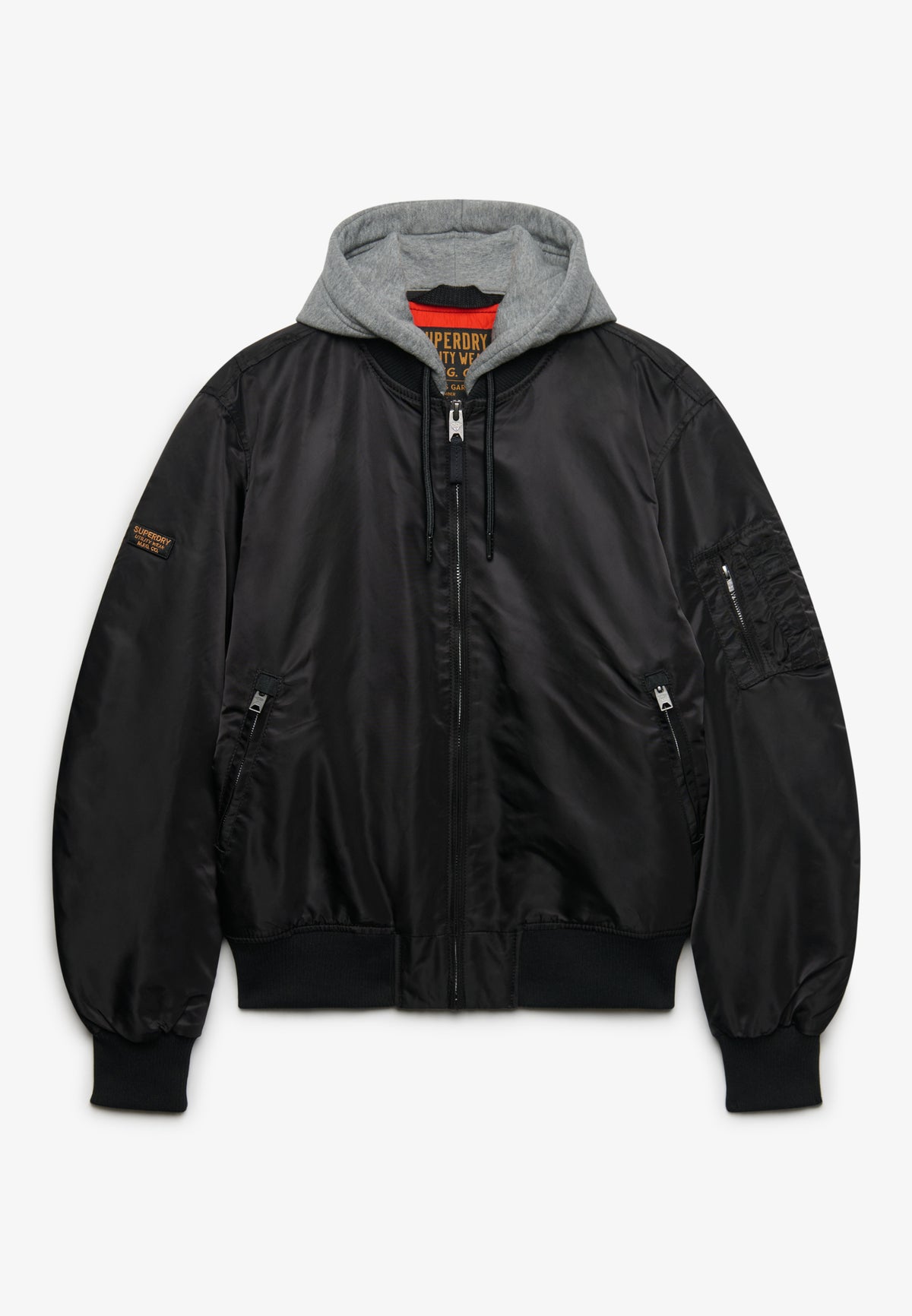 Hooded MA1 Bomber Jacket