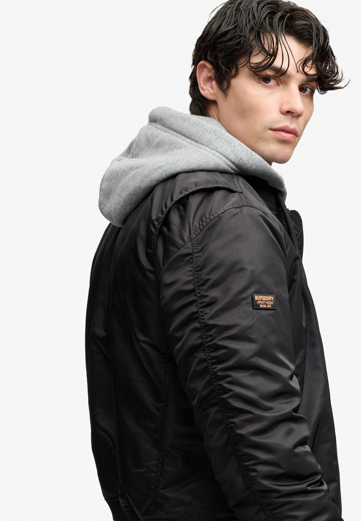Hooded MA1 Bomber Jacket