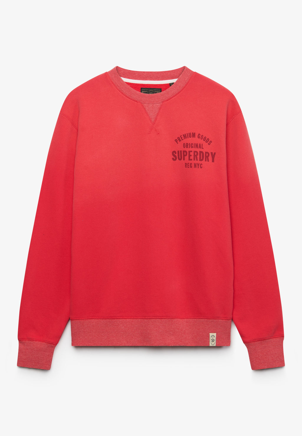 Block Text Crew Neck Sweatshirt
