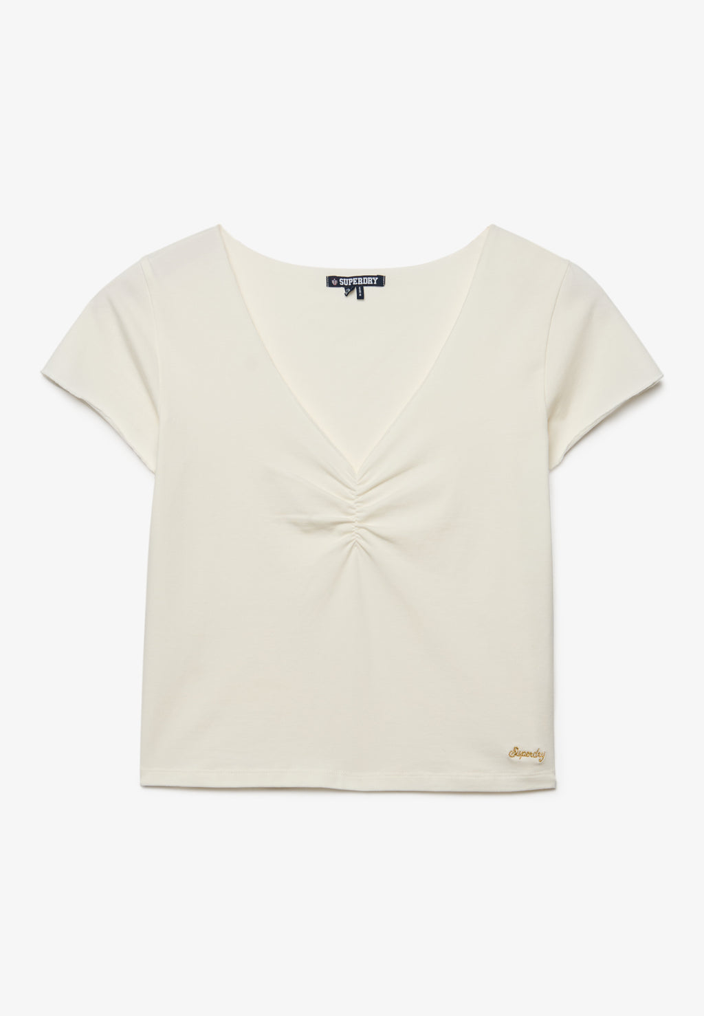 Athletic Essentials Gathered Short Sleeve Top