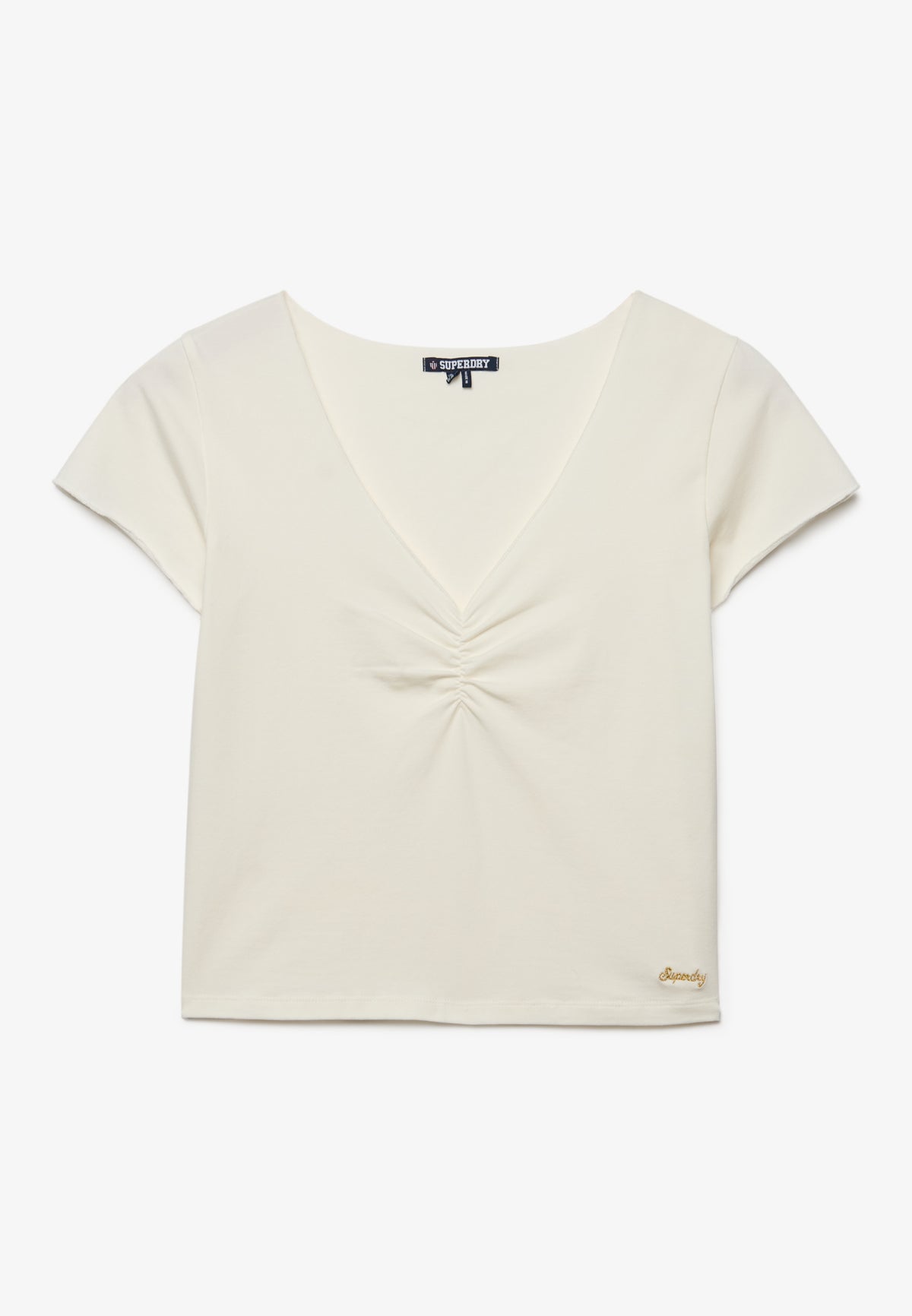 Athletic Essentials Gathered Short Sleeve Top