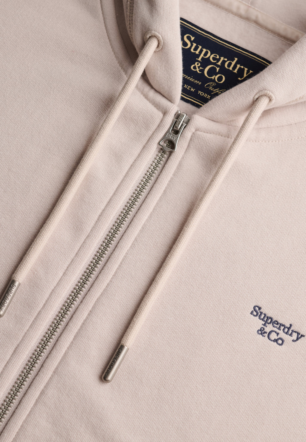 Signature Embroidered Zip Hoodie
