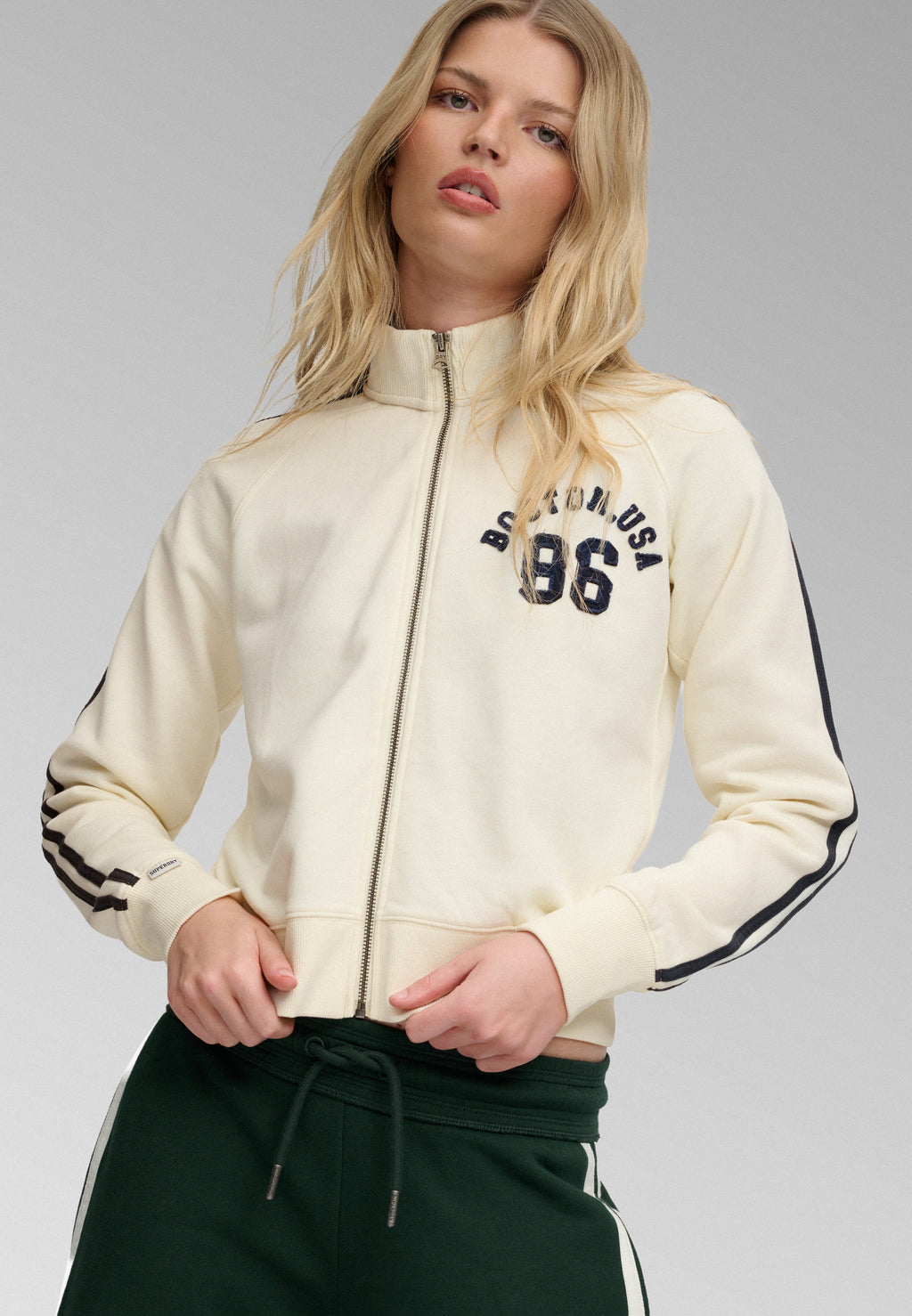 Athletic Applique Track Top