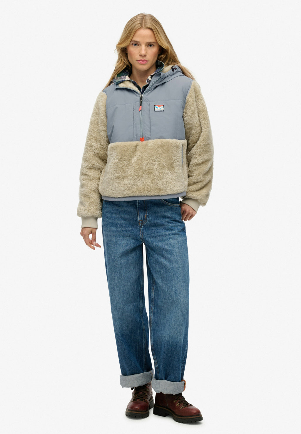 Super Soft Hybrid Half Zip Jacket