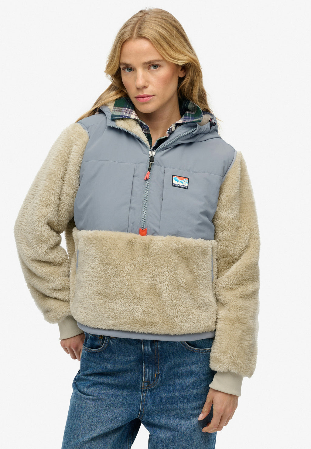 Super Soft Hybrid Half Zip Jacket