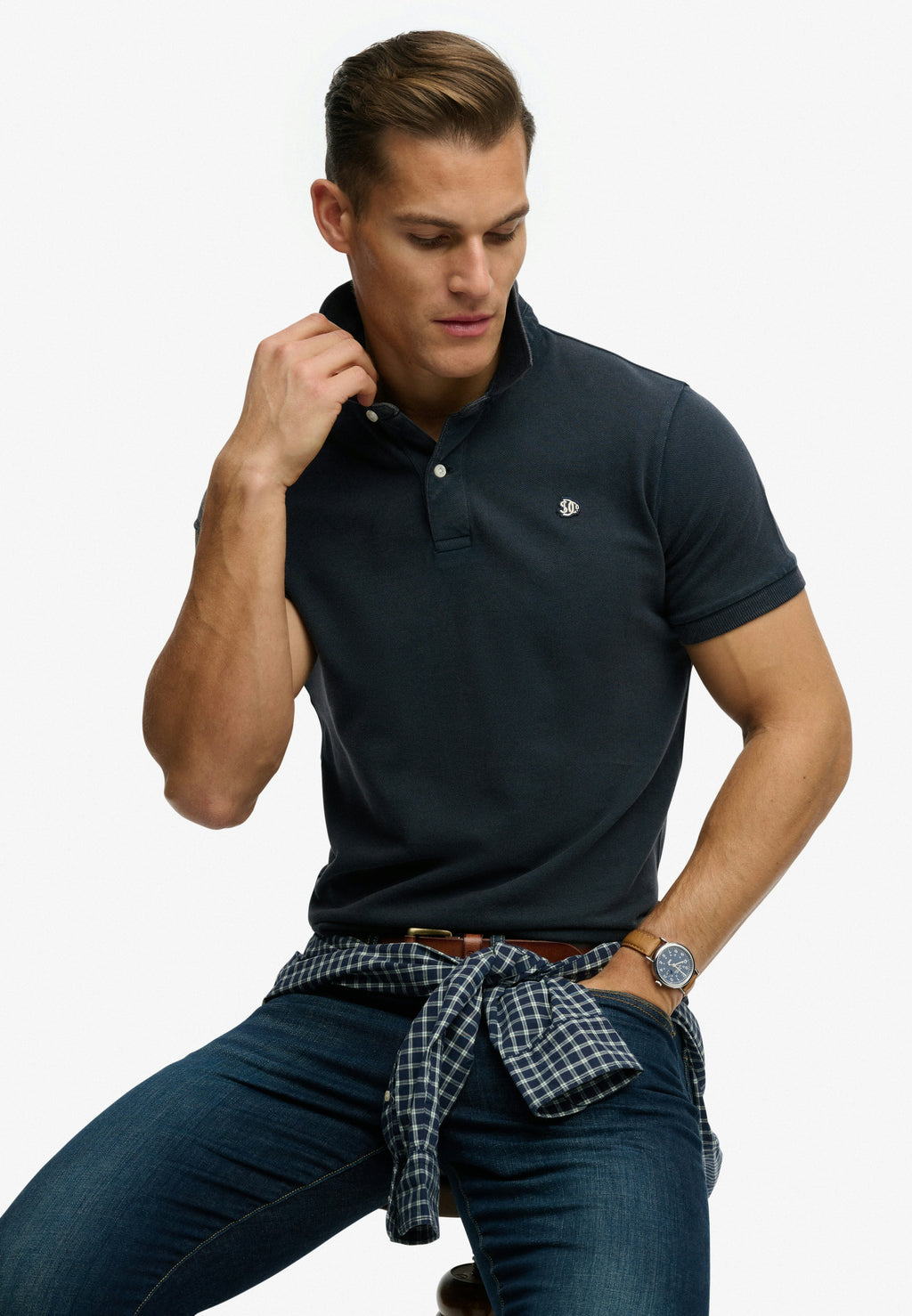 Vintage Destroy Polo Shirt