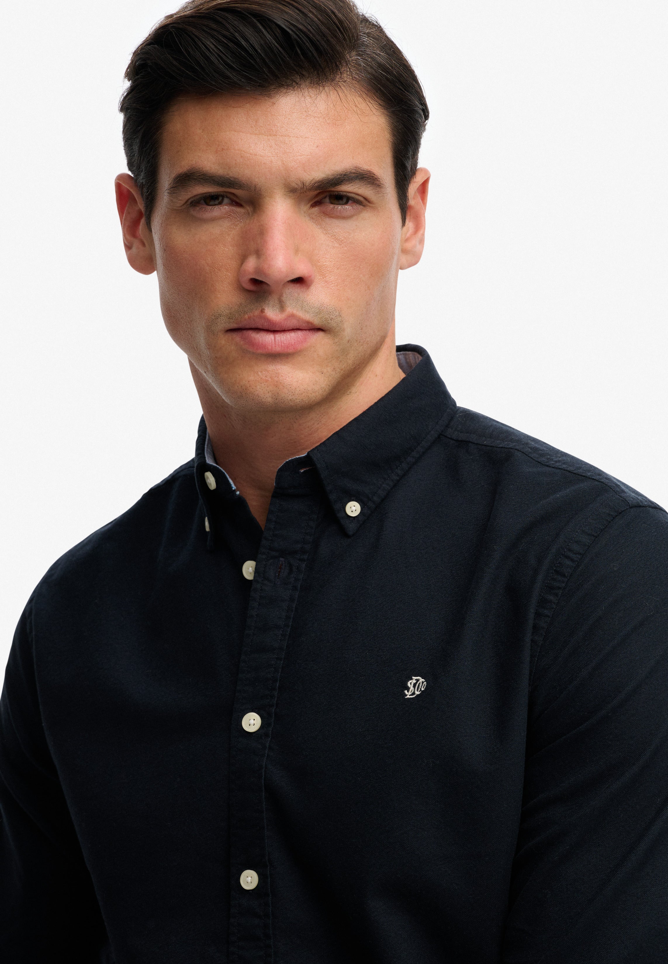 Preppy Oxford Long Sleeve Shirt