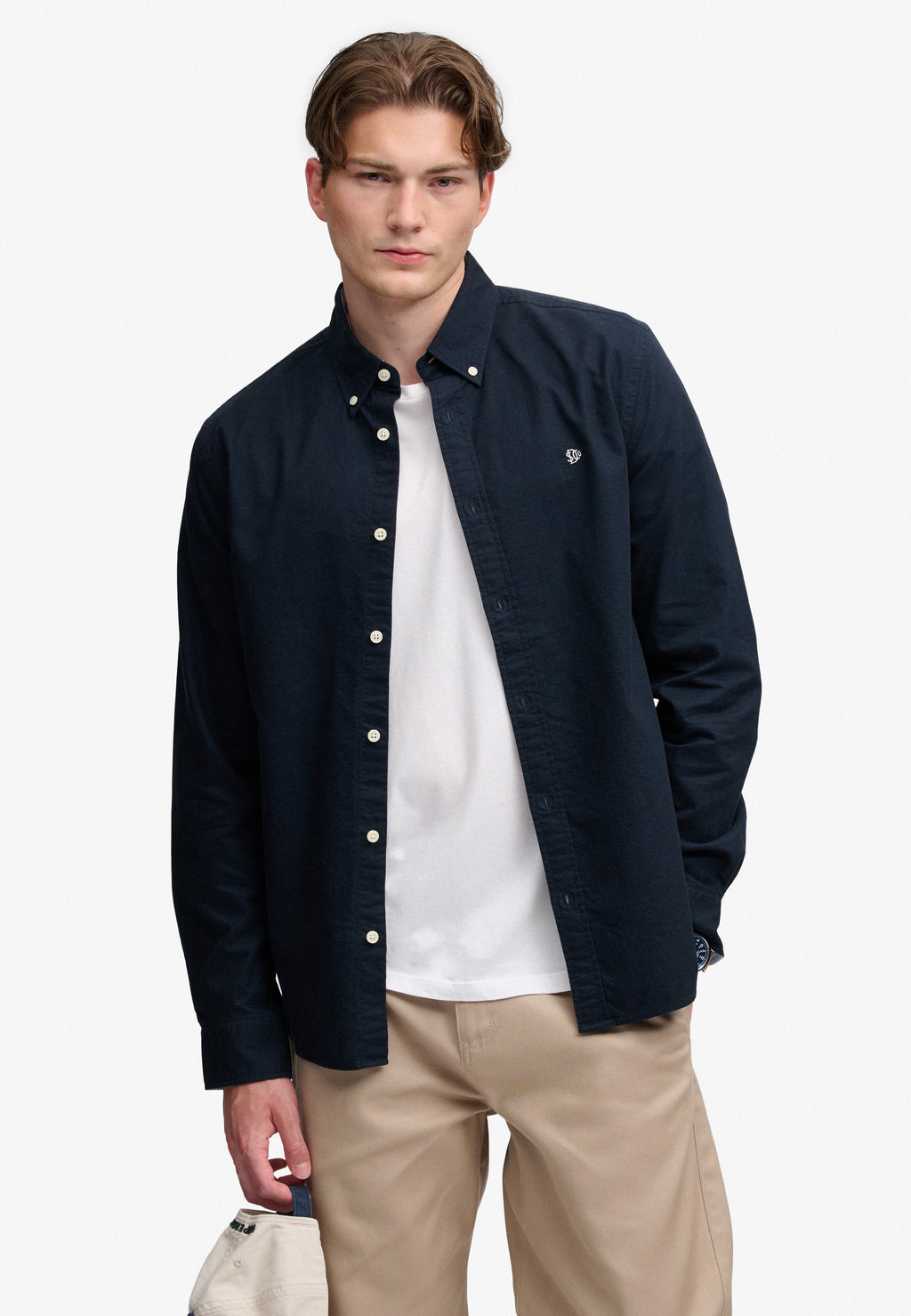 Preppy Oxford Long Sleeve Shirt